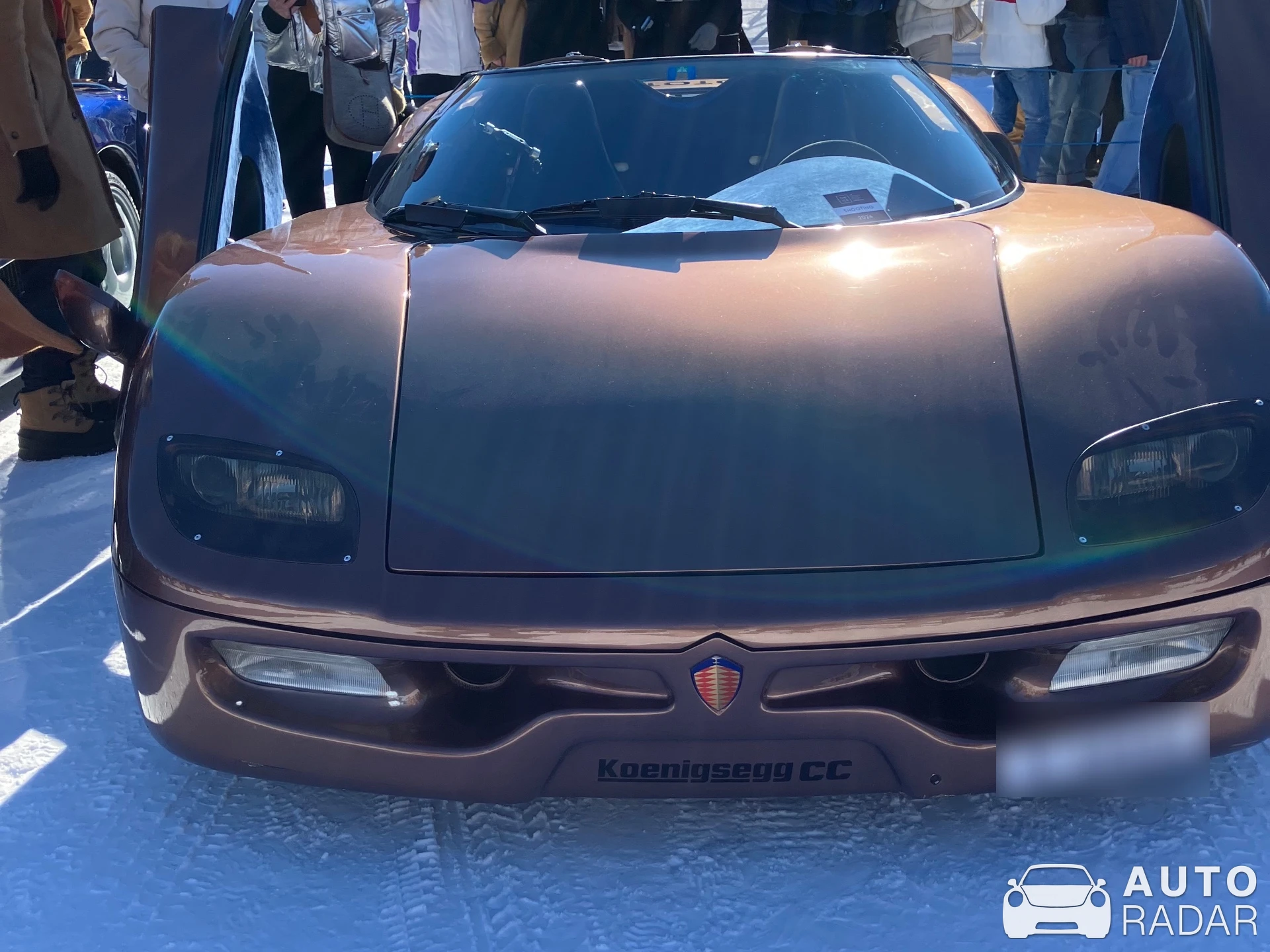 Koenigsegg CC Prototype spotted in St. Moritz