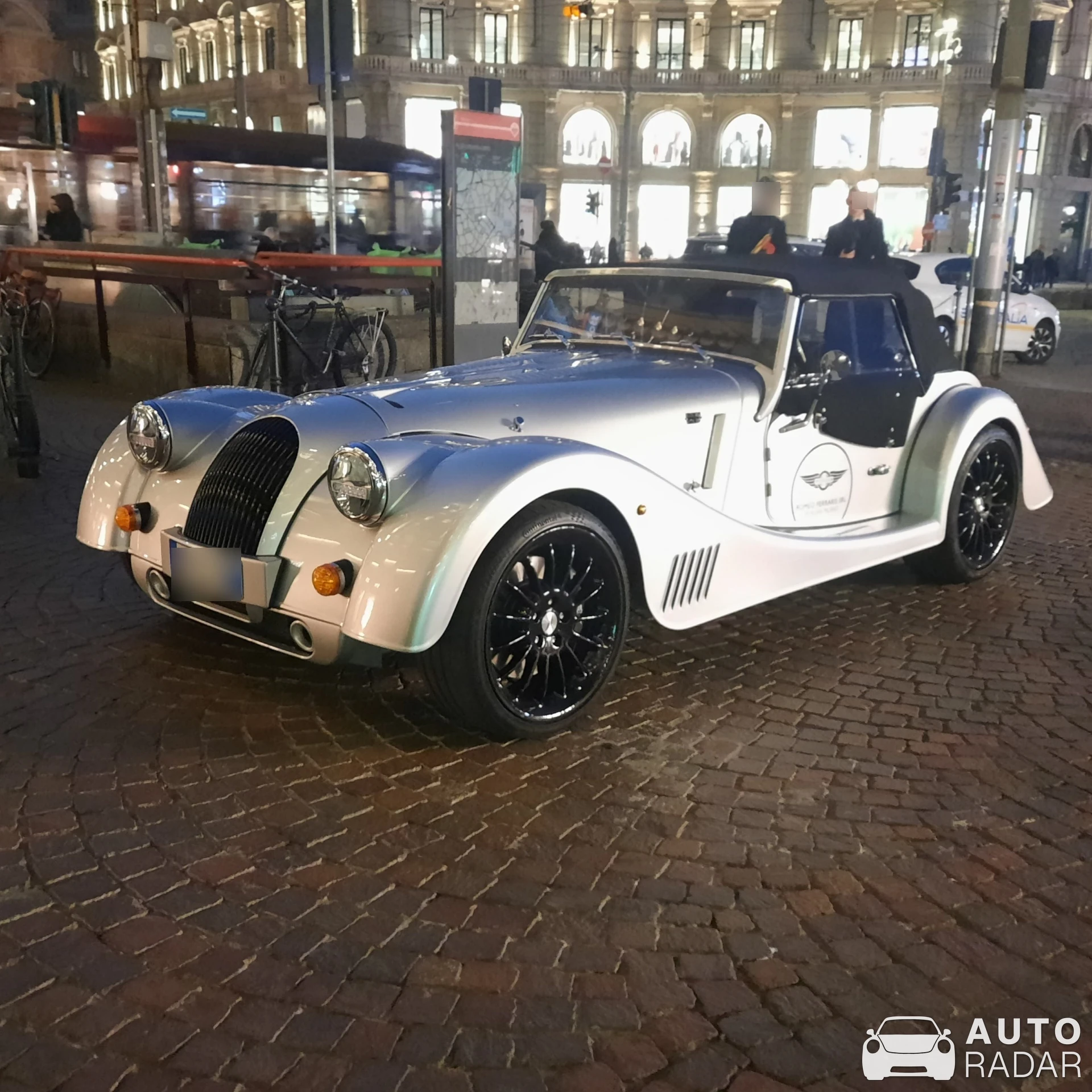 Morgan Plus 6 spotted in Milan, Italy