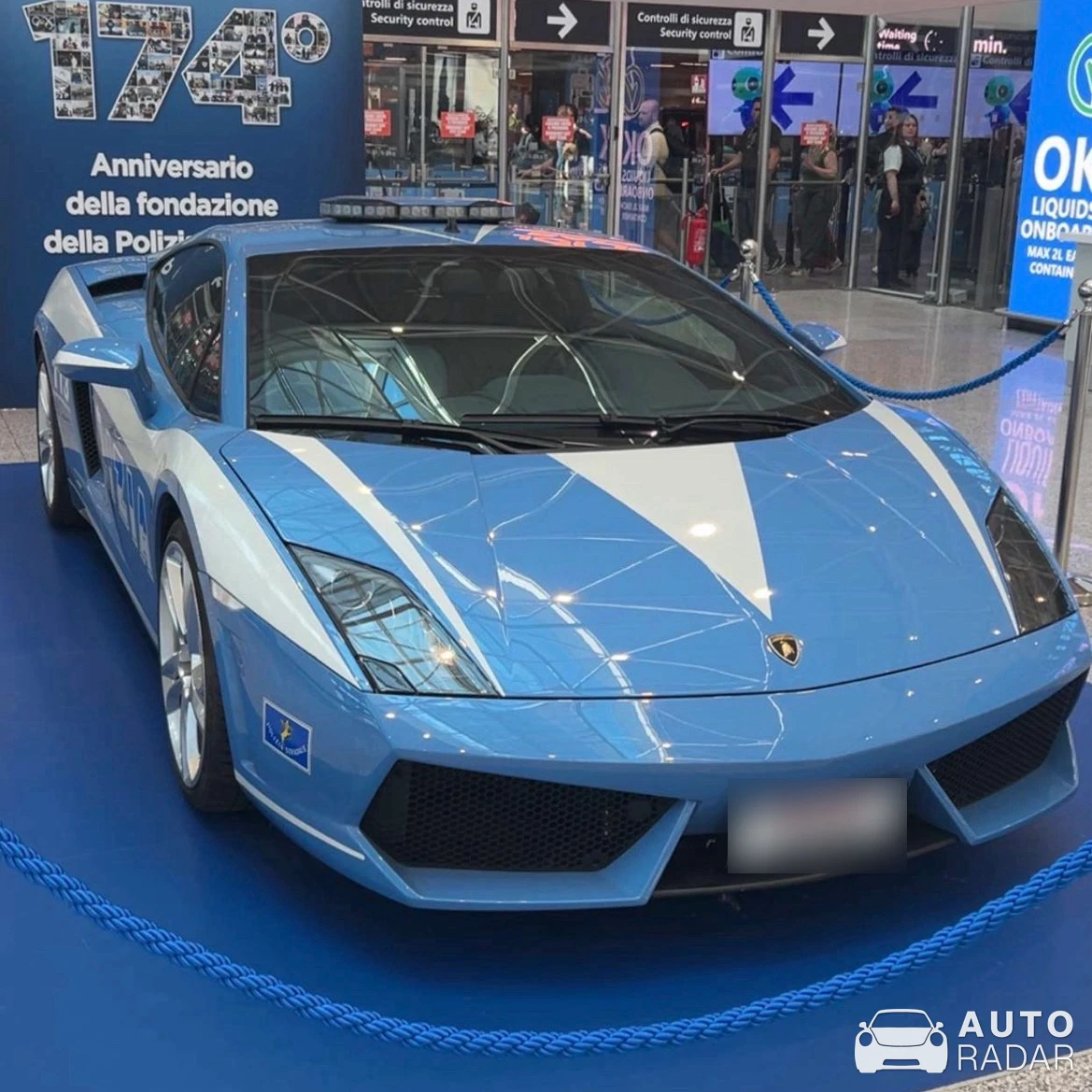 Lamborghini Gallardo LP560-4 2013 Polizia spotted in Rome