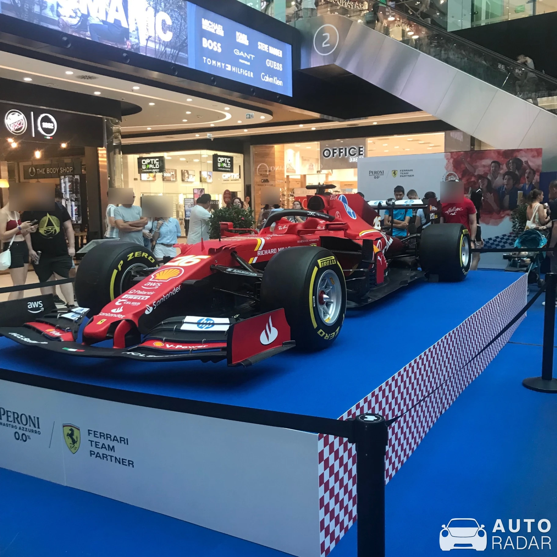 Ferrari SF21 spotted in Budapest