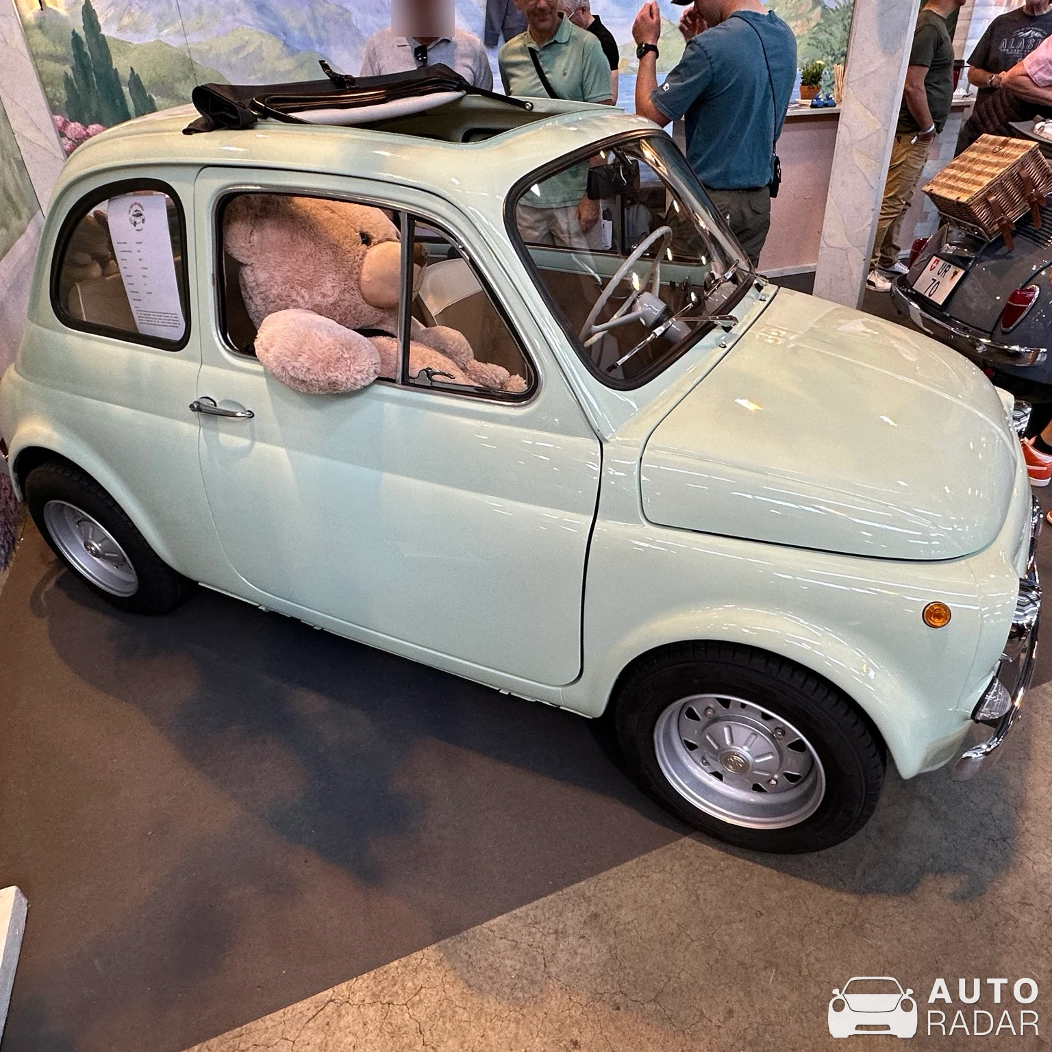 Fiat 500 F spotted in Luzern