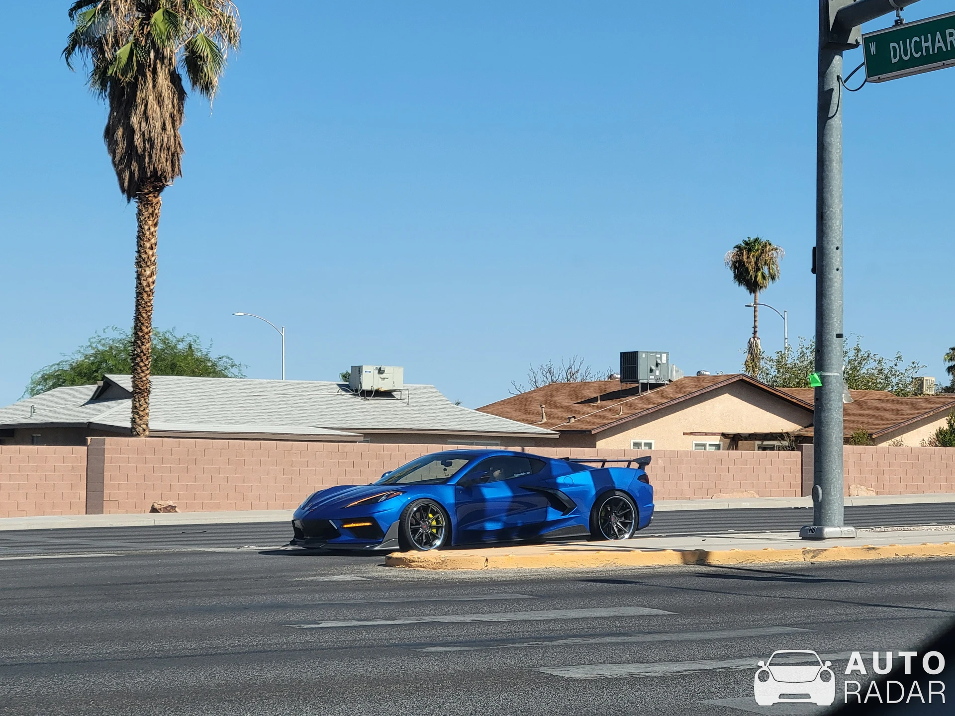 Chevrolet Corvette C8 Stingray spotted in Riverside, United States