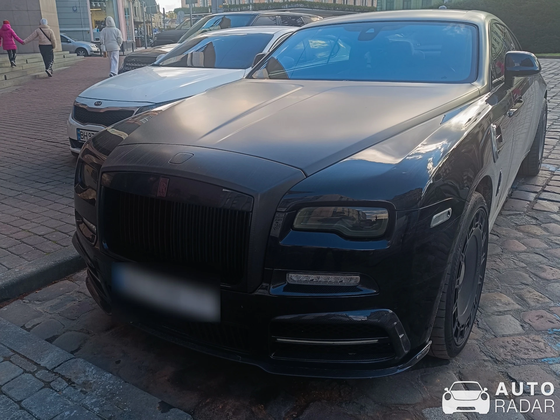 Rolls-Royce Wraith Black Badge Mansory spotted in Львів, Ukraine