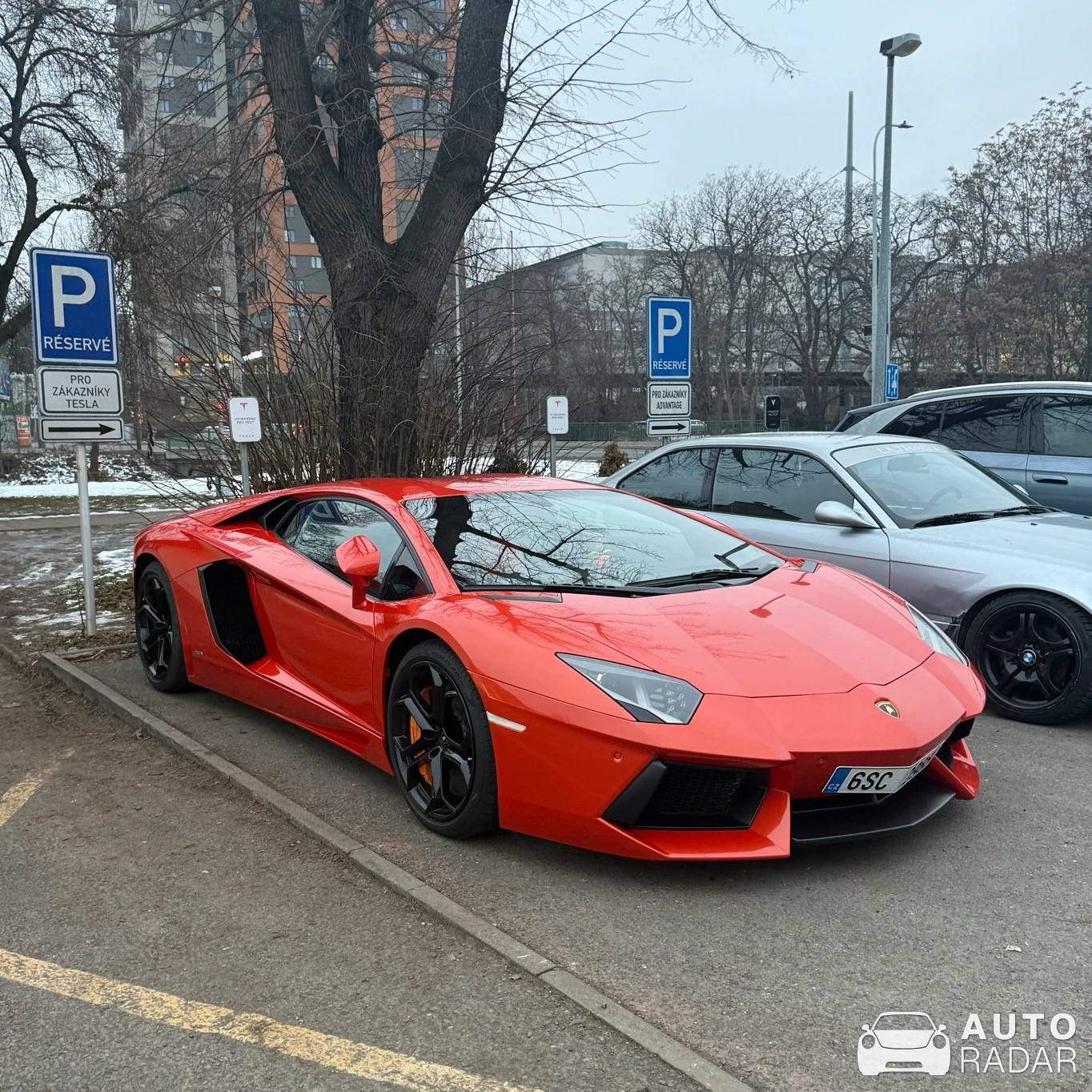 Lamborghini Aventador LP700-4 spotted in Praha 9, Czechia