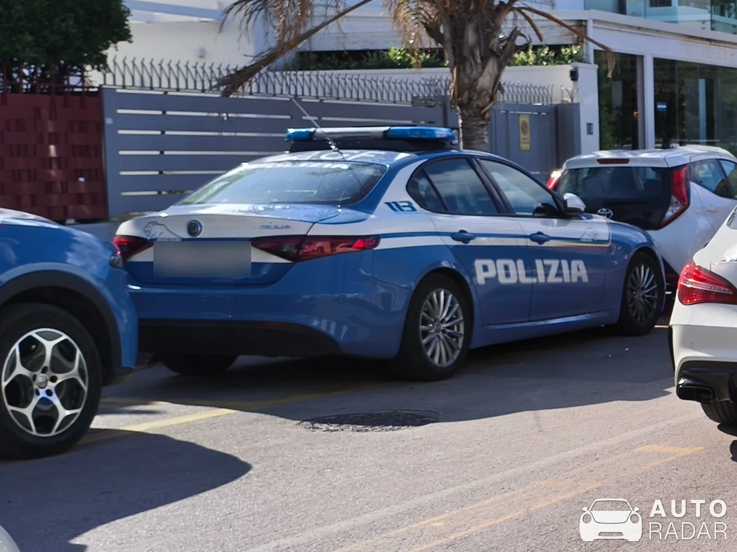 Alfa Romeo Giulia Polizia spotted in Palermo