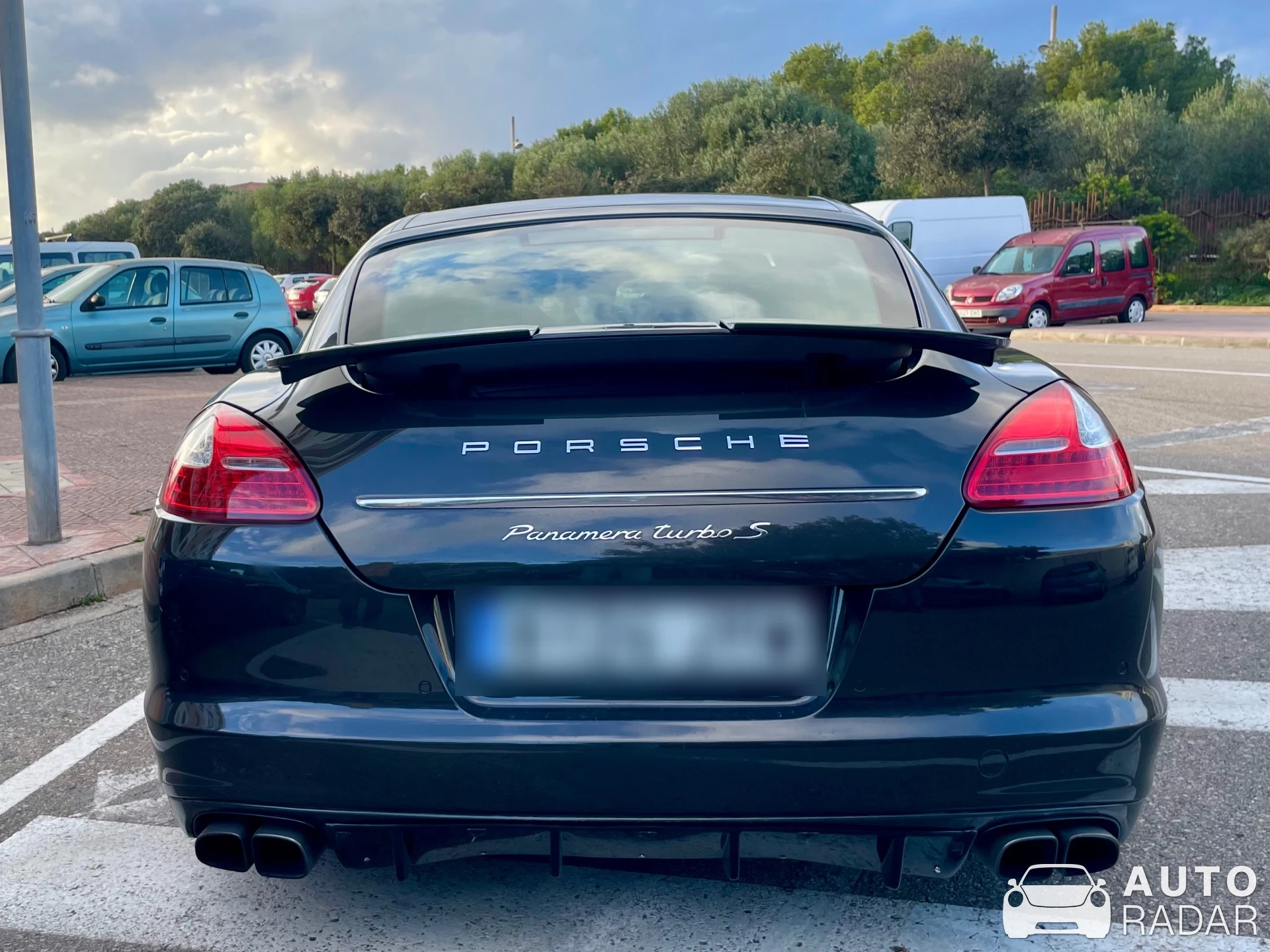 Porsche 970 Panamera Turbo S spotted in Maó, España