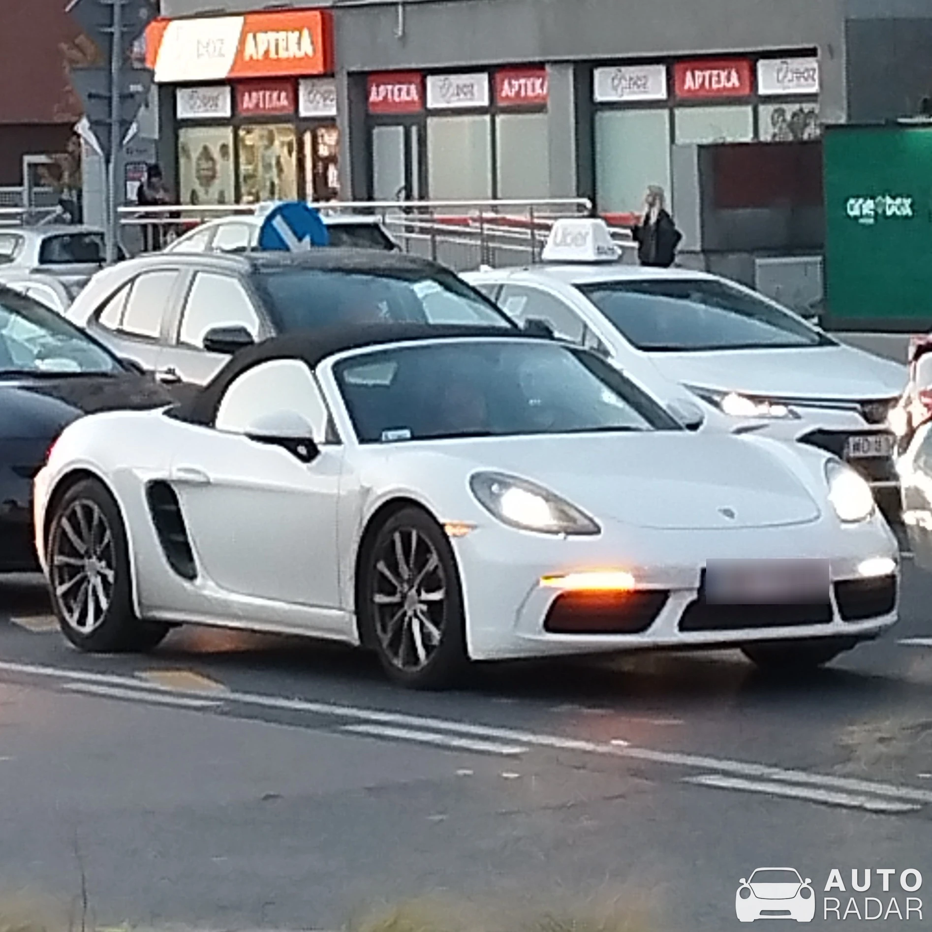 Porsche 718 Boxster spotted in Warszawa, Poland