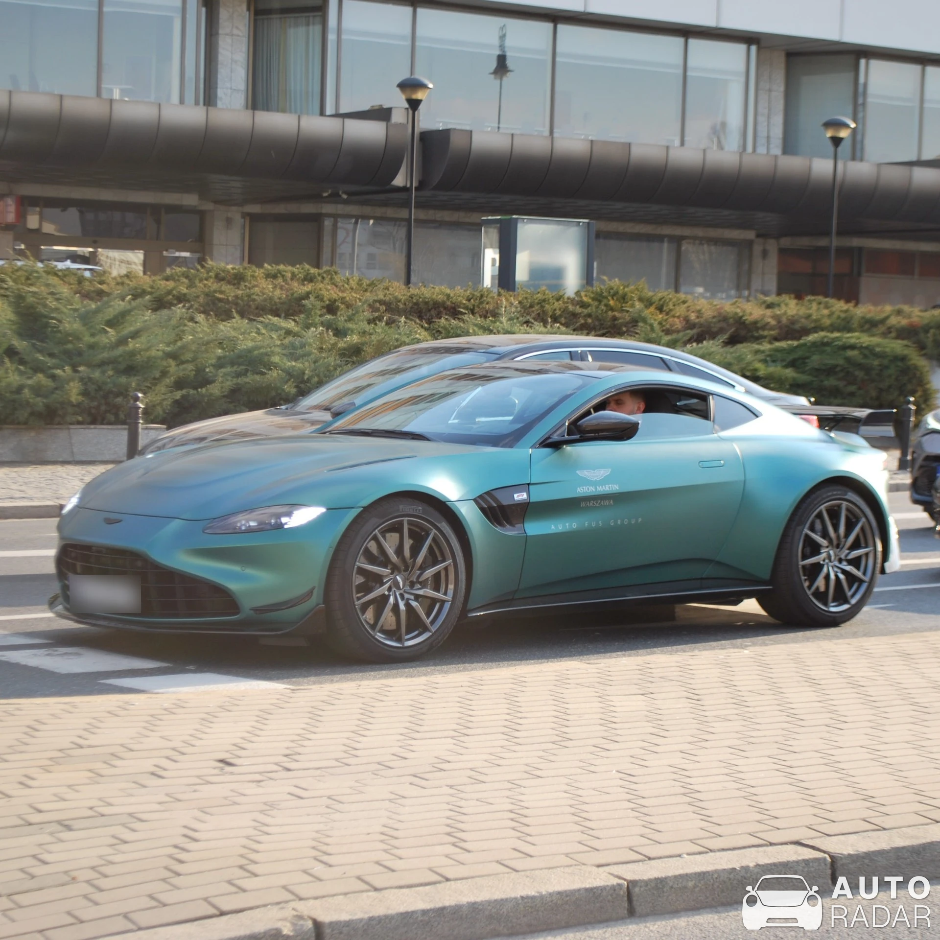 Aston Martin V8 Vantage Formula 1 Edition spotted in Warszawa, Poland