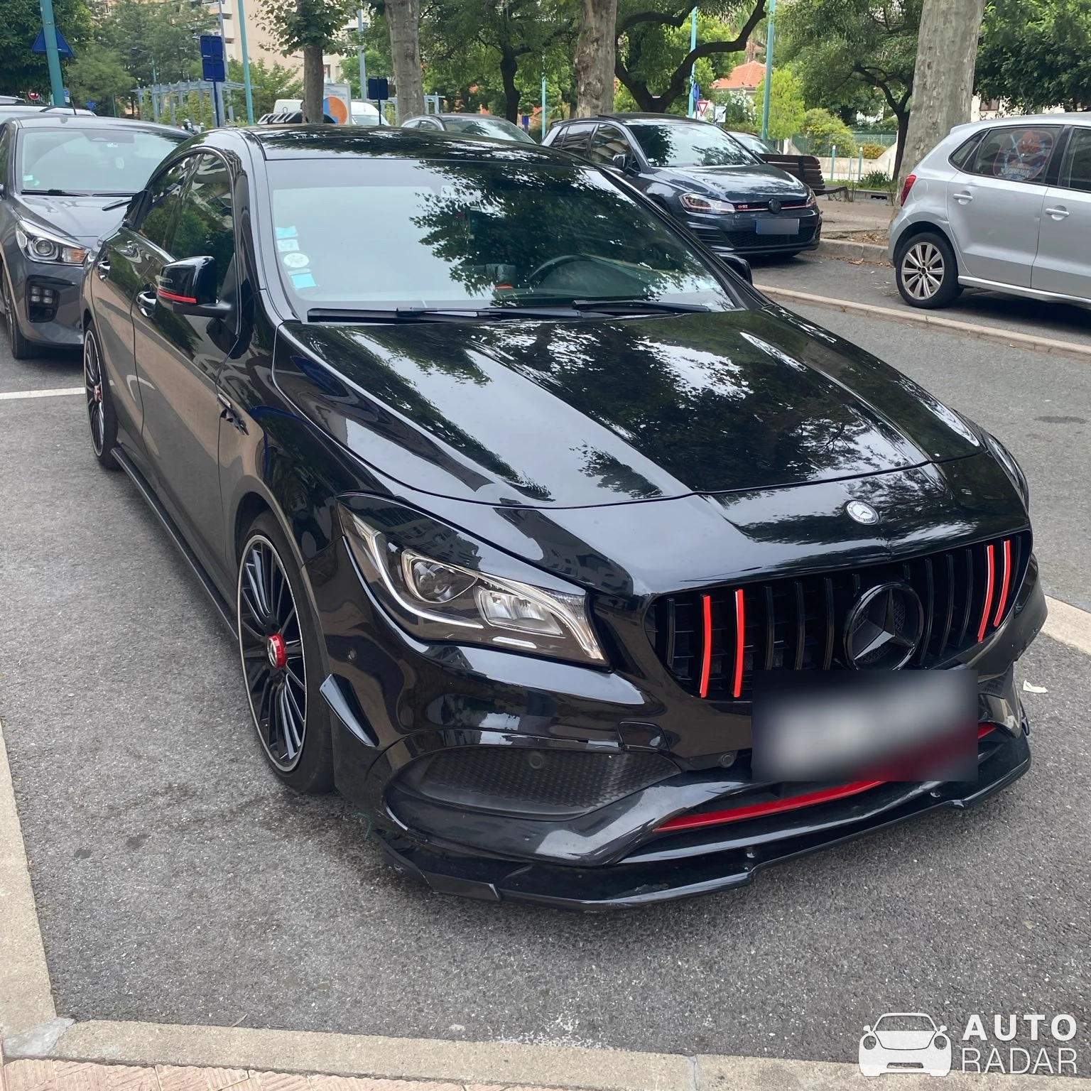 Mercedes-AMG CLA 45 C117 2017 spotted in Menton, Frankreich