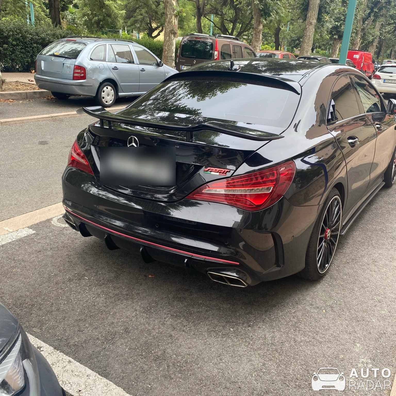 Mercedes-AMG CLA 45 C117 2017 spotted in Menton