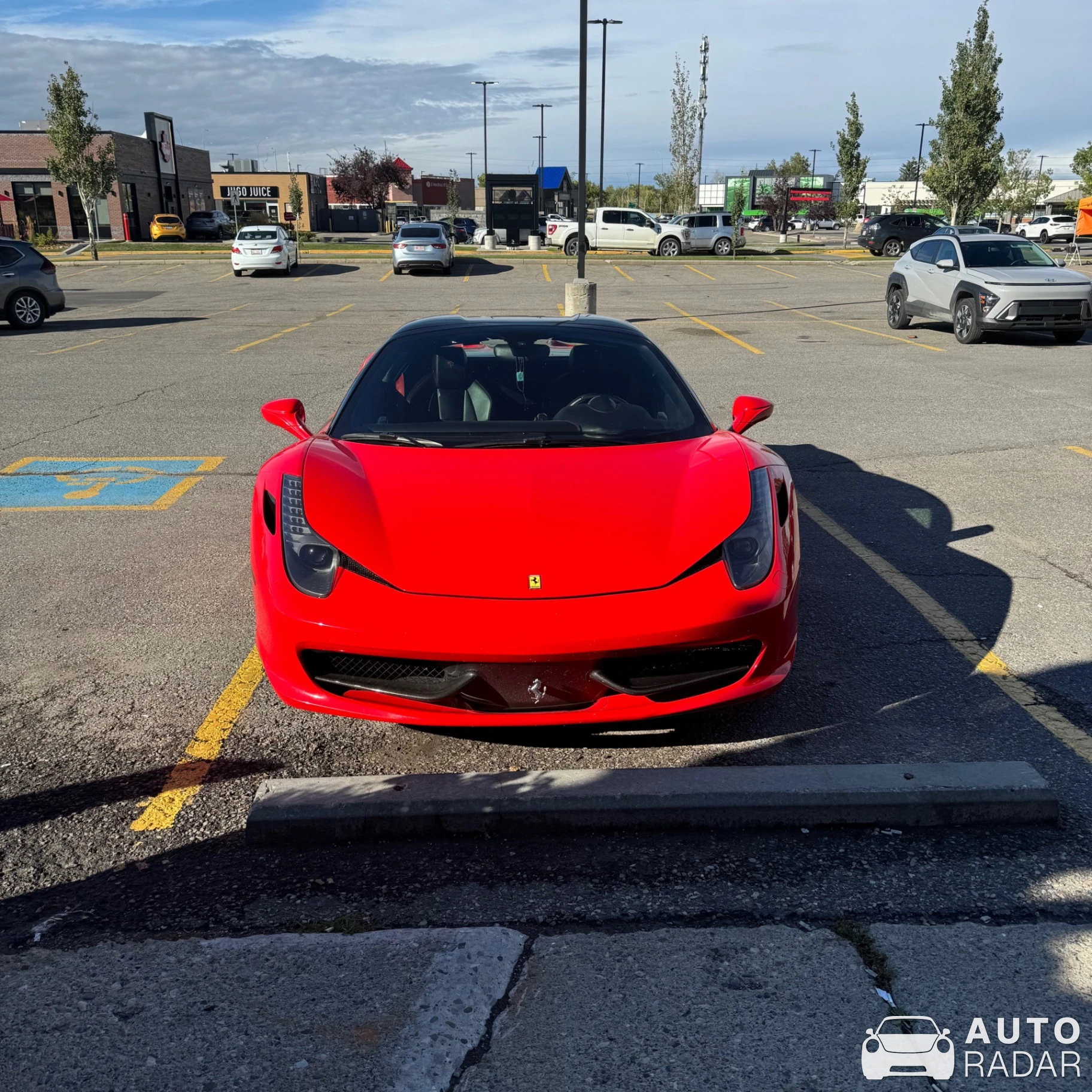 Ferrari 458 Spider spotted in Calgary, Canada