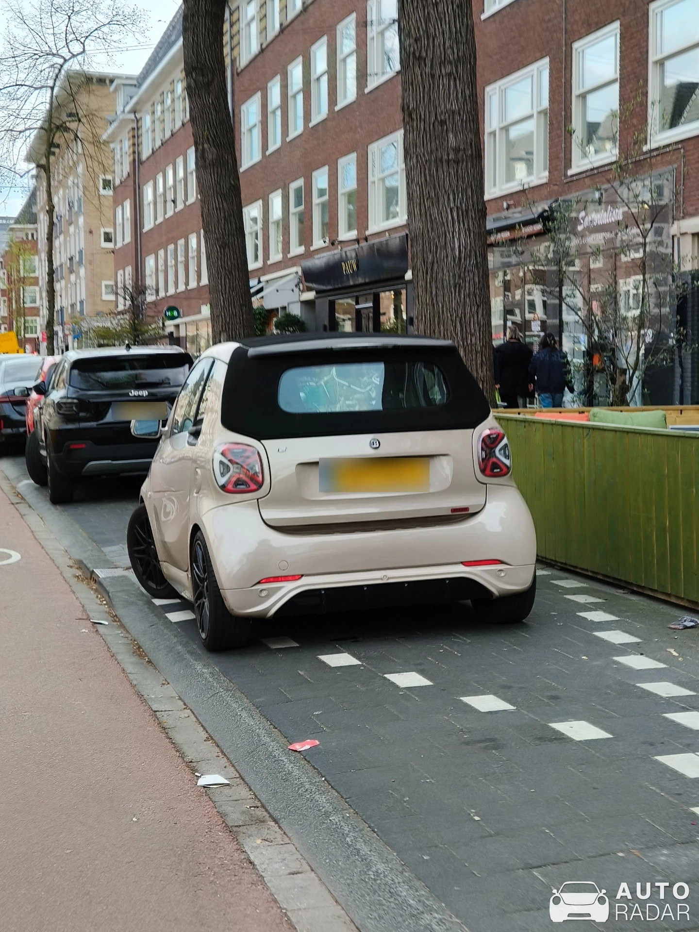 Smart Fortwo EQ Cabrio Brabus 92R spotted in Amsterdam