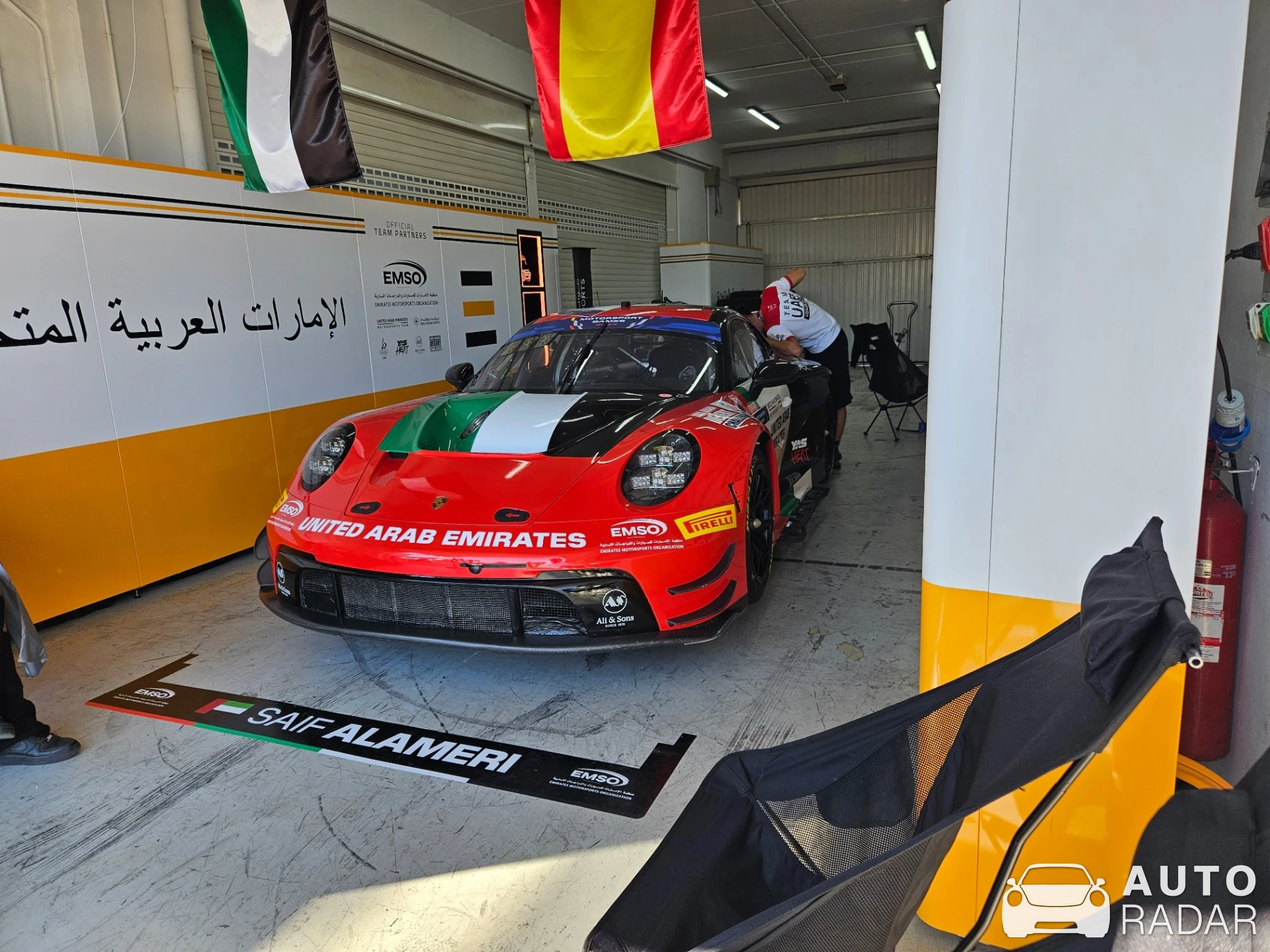 Porsche 992 GT3 R spotted in Cheste, Spain