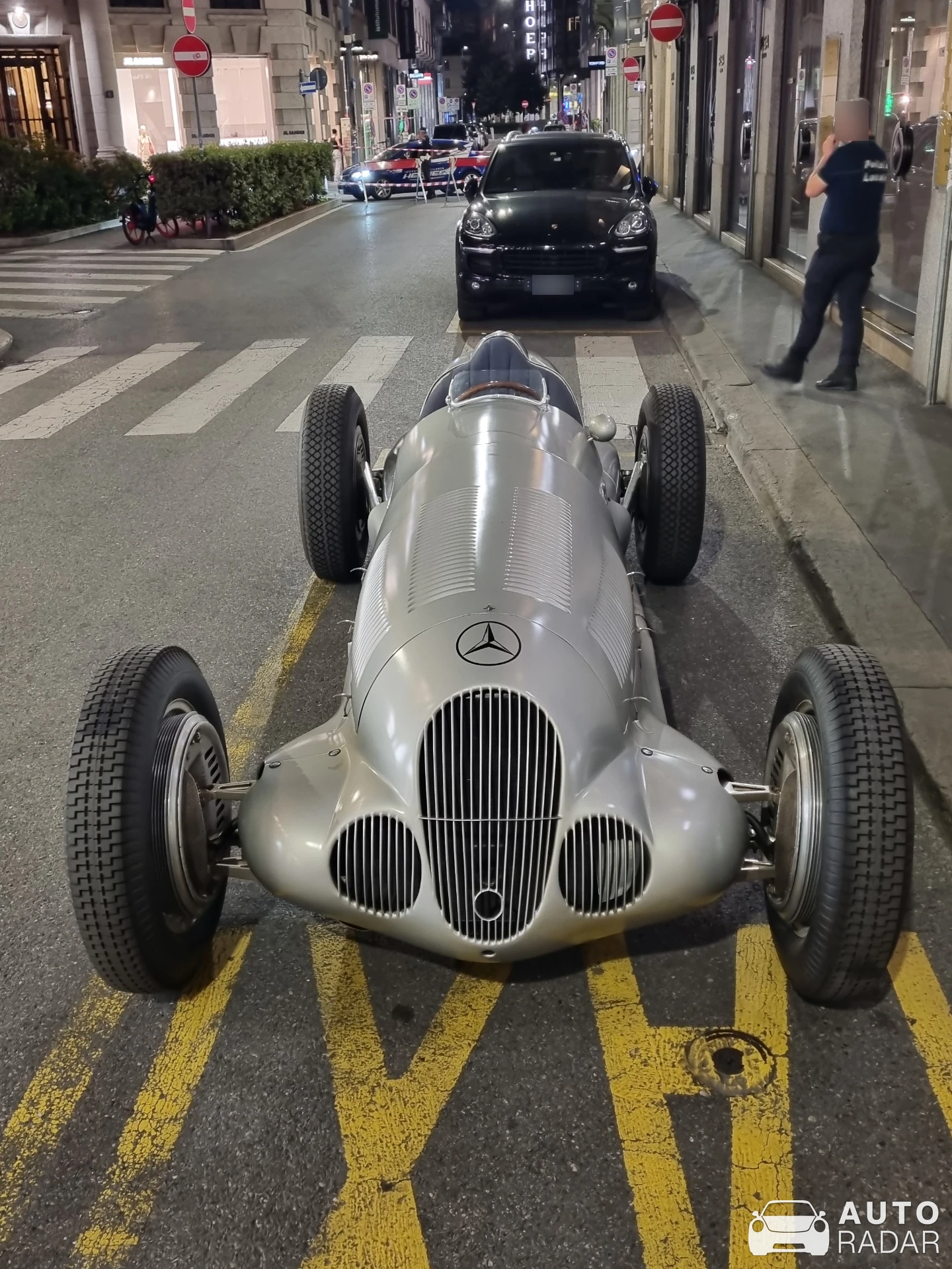 Mercedes-Benz W125 Rekordwagen spotted in Milano, Italy