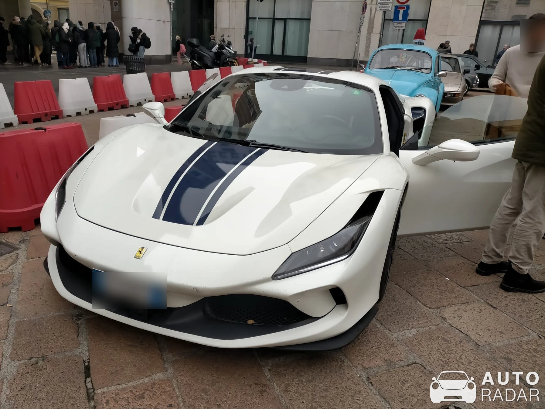 Ferrari F8 Tributo spotted in Milano, Italy