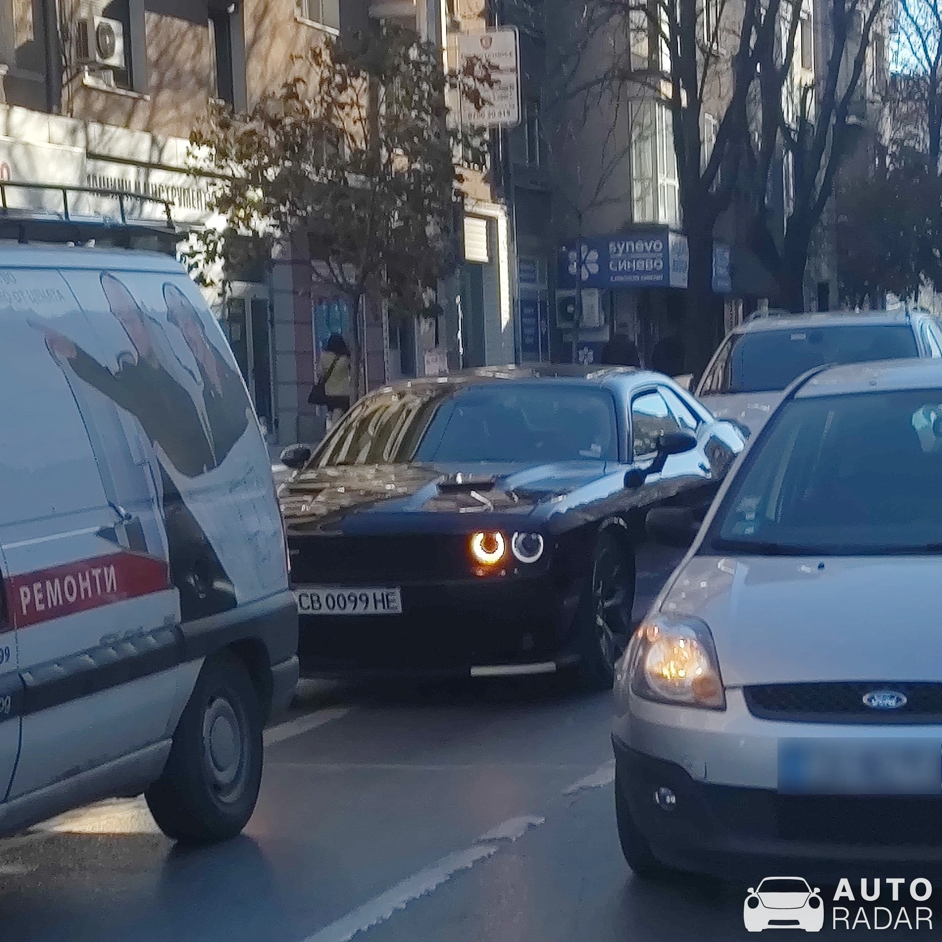 Dodge Challenger SRT Hellcat spotted in Sofia, Bulgaria