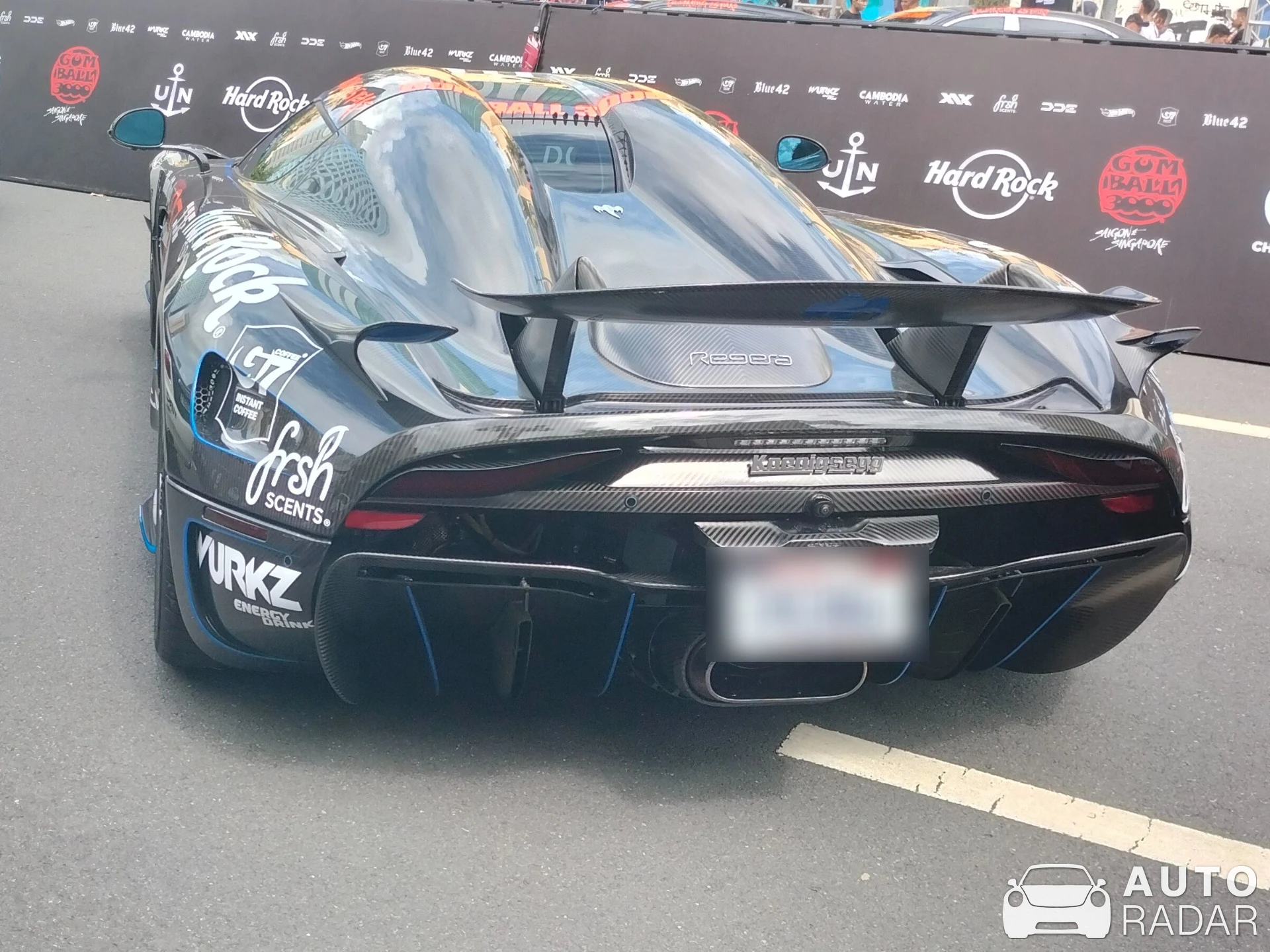 Koenigsegg Regera spotted in Bến Nghé, Vietnam