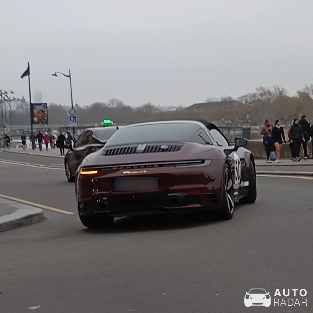 Porsche 992 Targa 4S Heritage Design Edition spotted in Paris, France