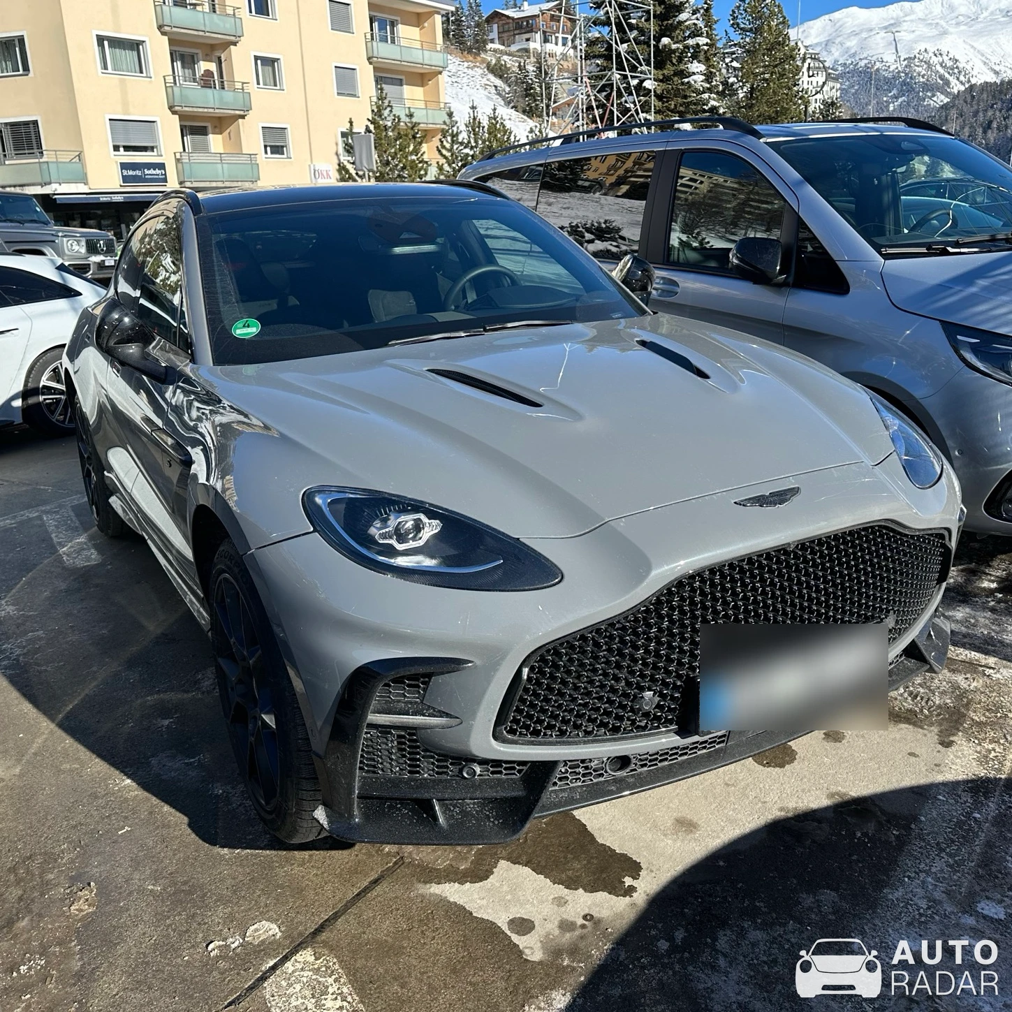 Aston Martin DBX707 spotted in Sankt Moritz, Schweiz