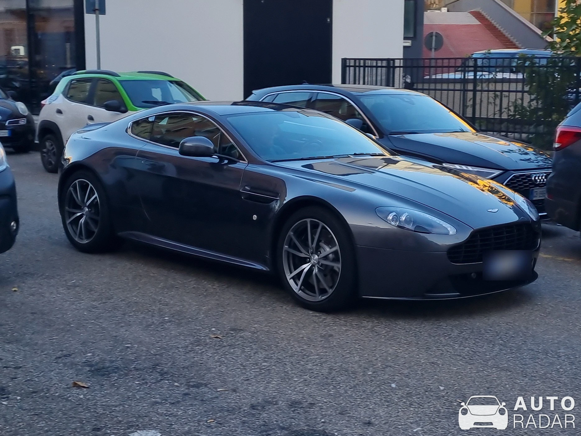 Aston Martin V8 Vantage S spotted in Milan, Italy