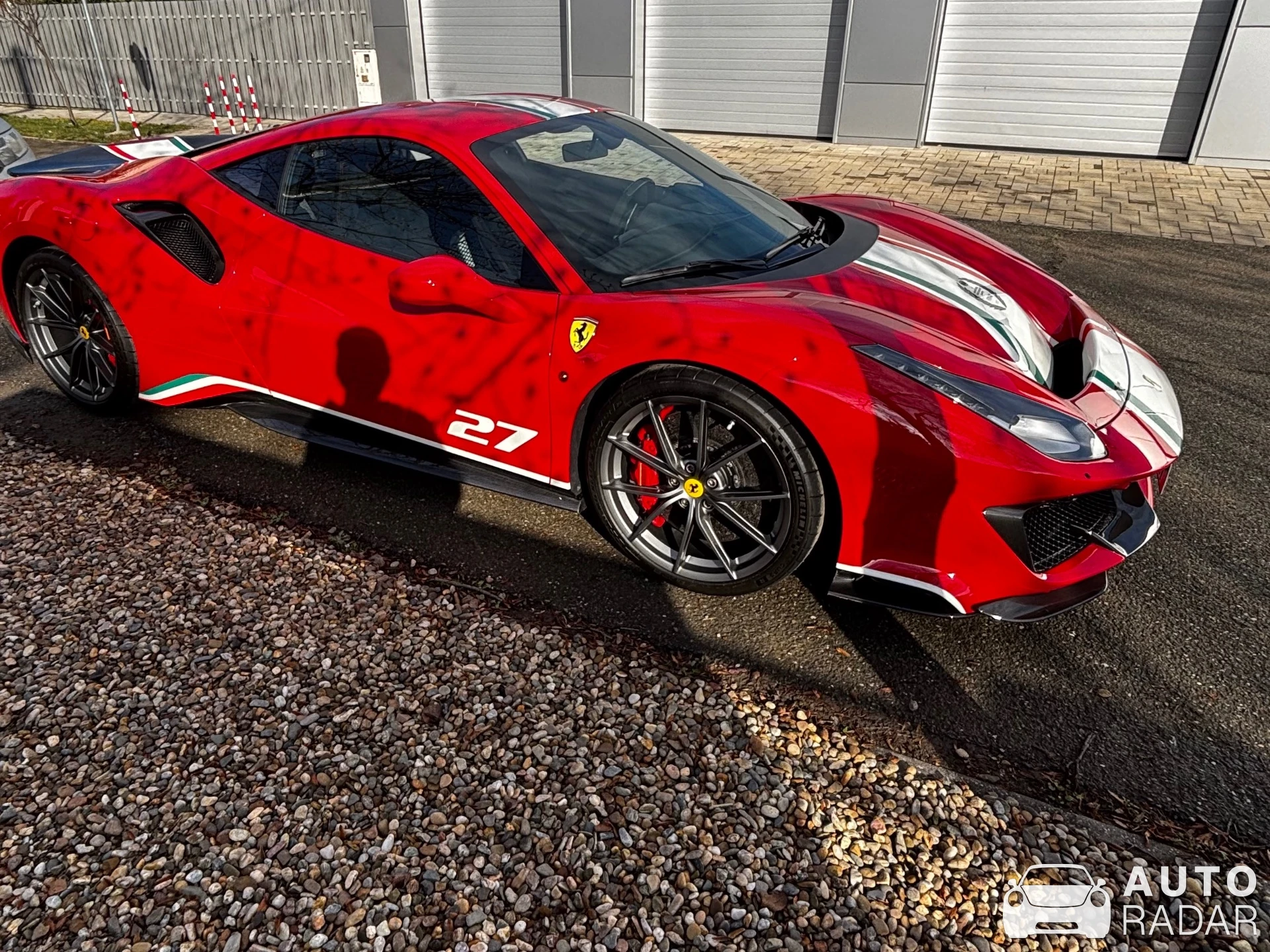 Ferrari 488 Pista Piloti spotted in Dumbrăvița, Romania