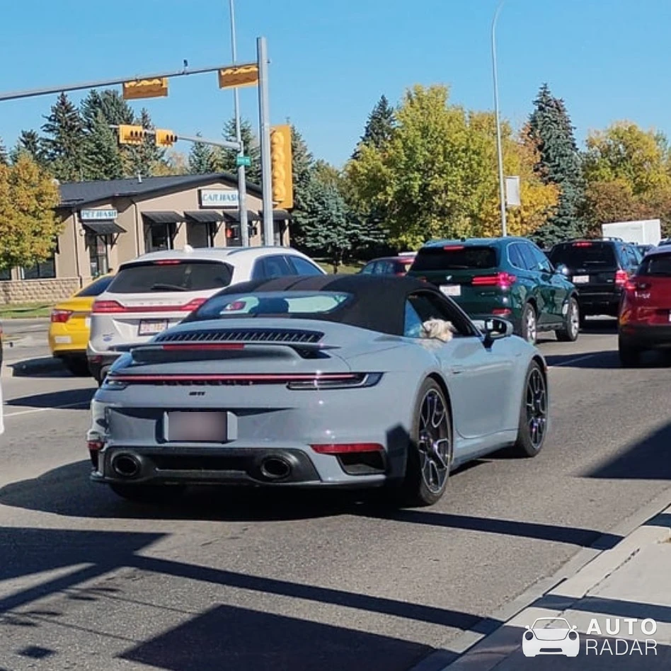 Porsche 992 Turbo S Cabriolet MkI spotted in Calgary, Canada