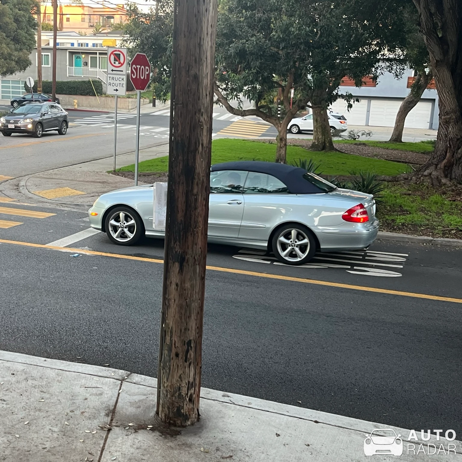Mercedes-Benz CLK 63 AMG Cabriolet spotted in Hermosa Beach, United States