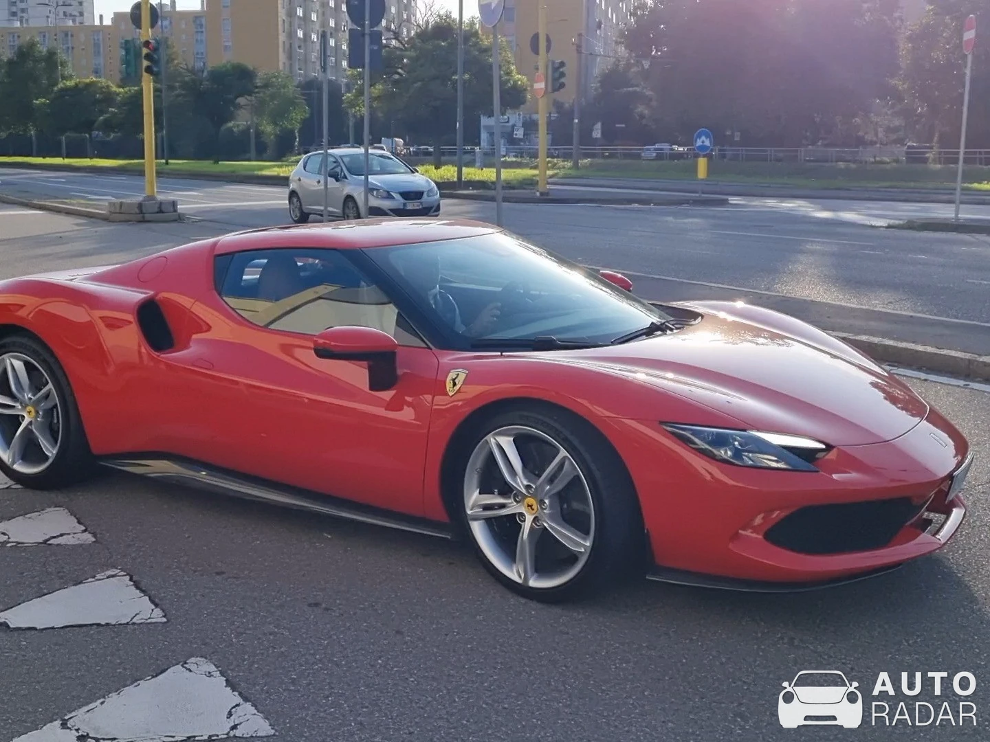 Ferrari 296 GTB spotted in Milano, Italy
