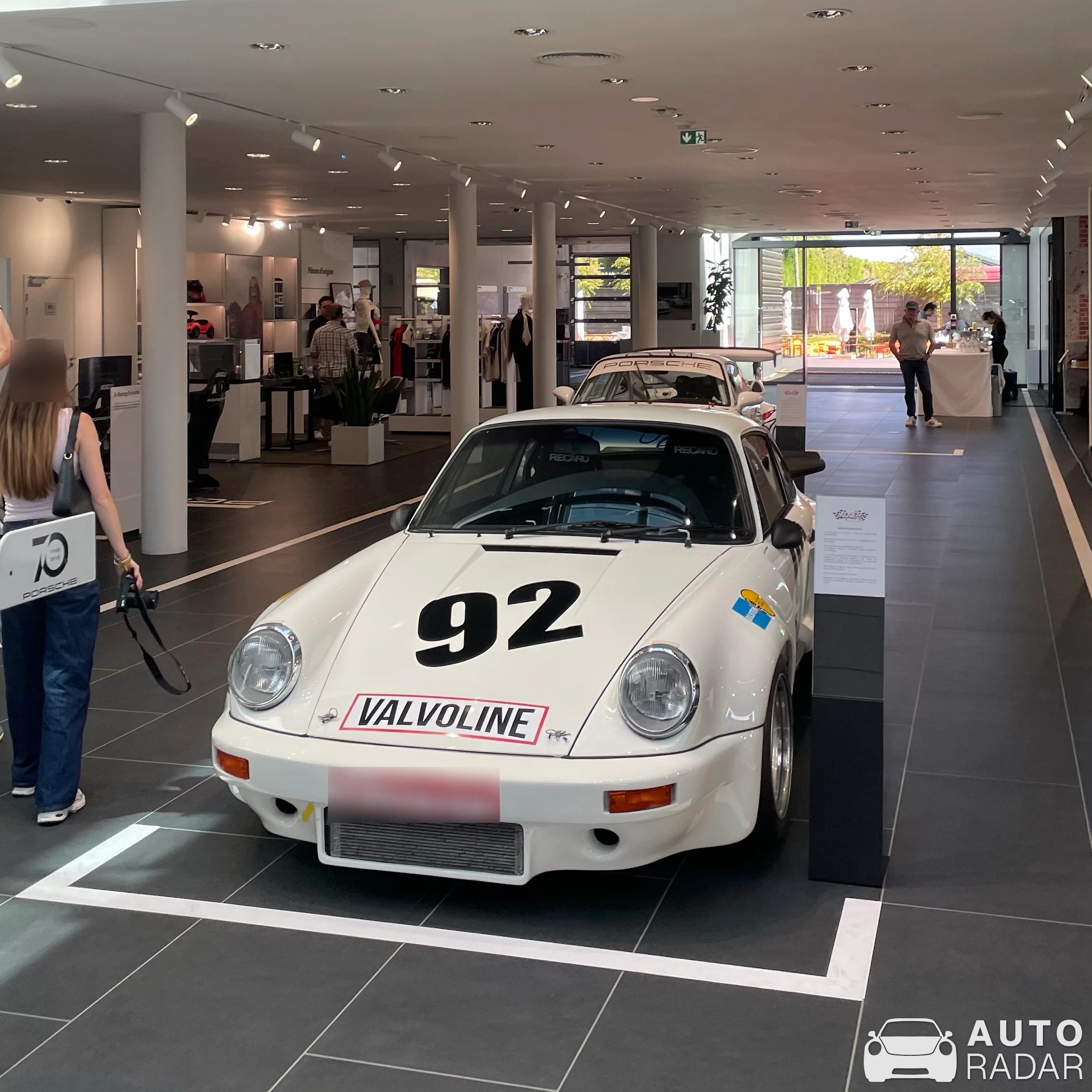 Porsche 911 Carrera RSR spotted in Poissy