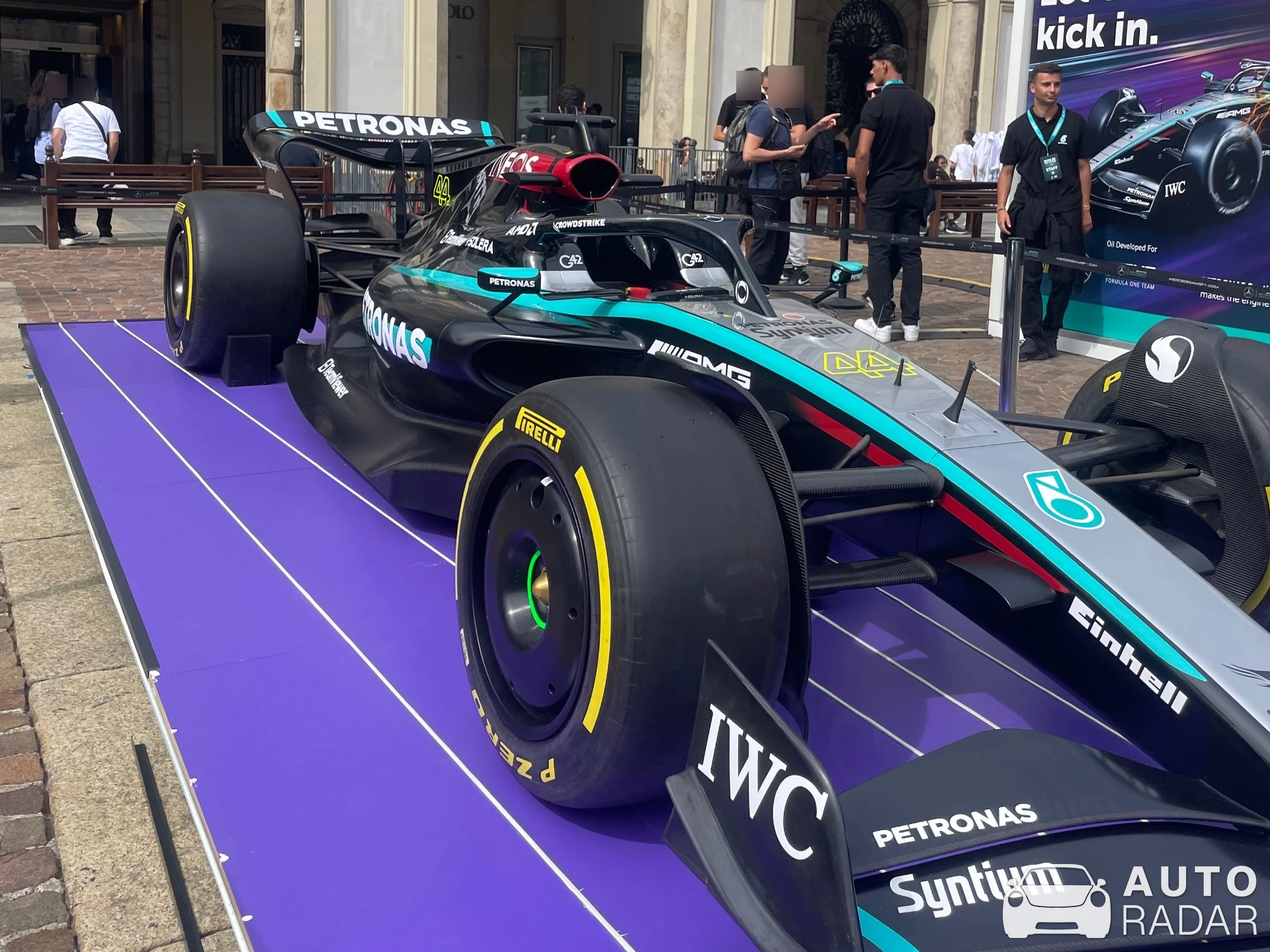 Mercedes-AMG F1 W09 EQ Power+ spotted in Torino