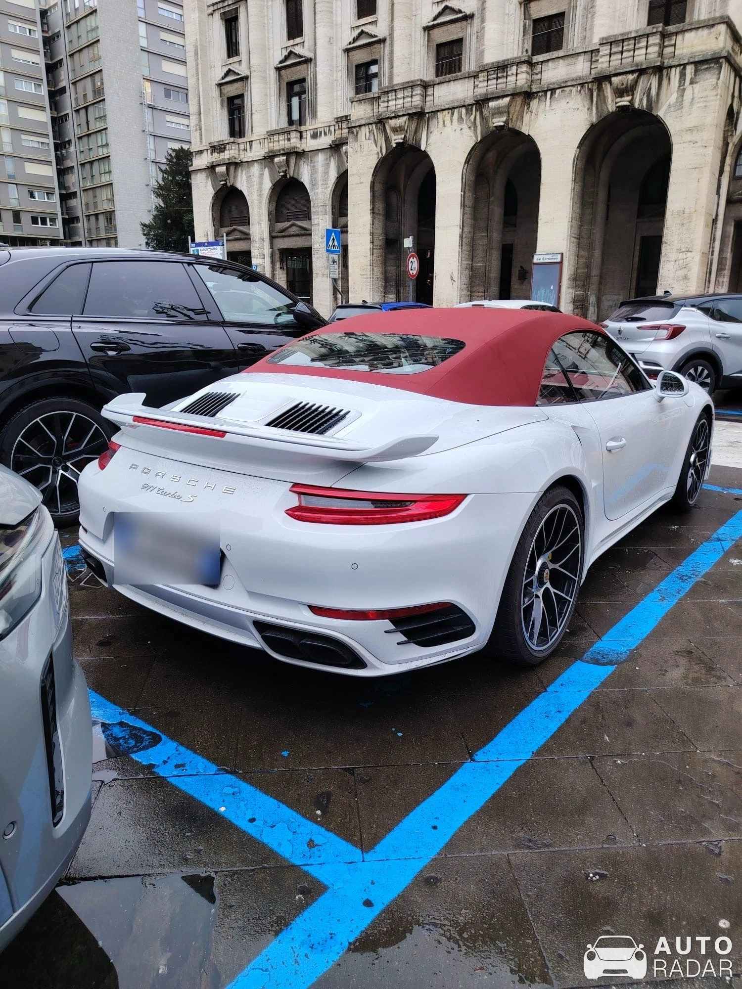 Porsche 991 Turbo S Cabriolet MkII spotted in Padua, Italy