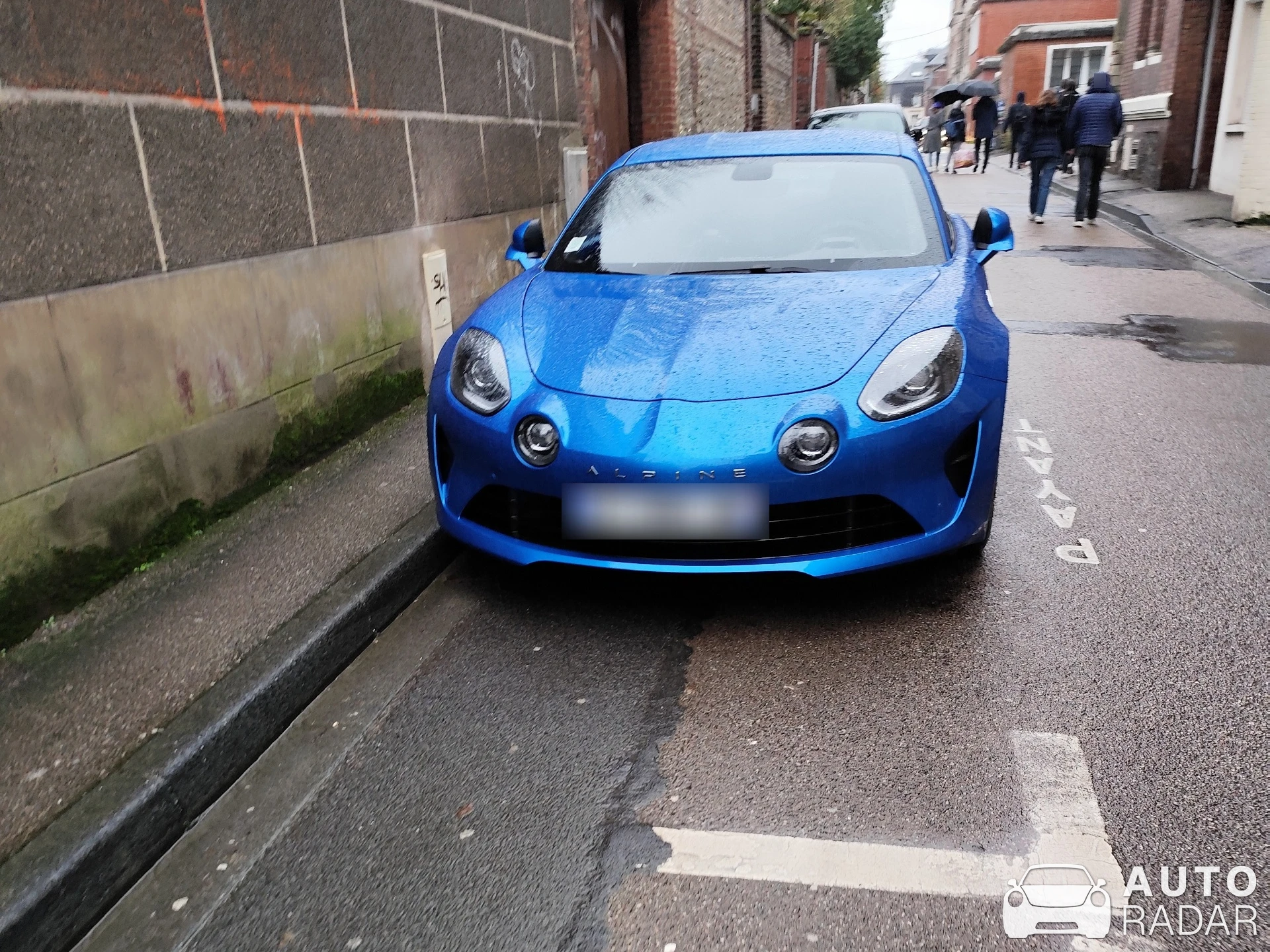 Alpine A110 spotted in Rouen, France