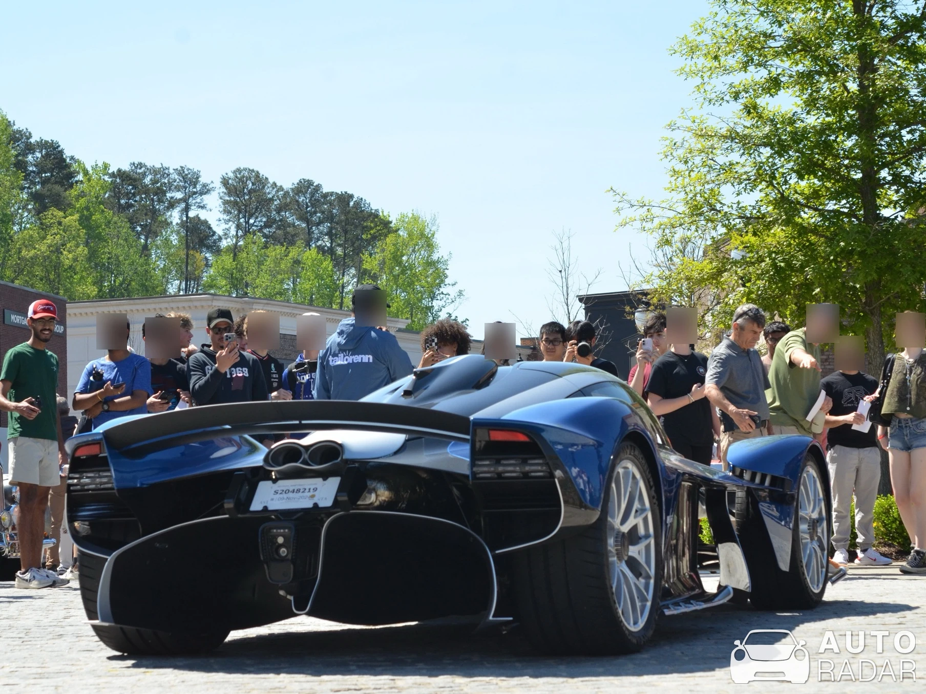 Aston Martin Valkyrie Coupé spotted in Dawsonville