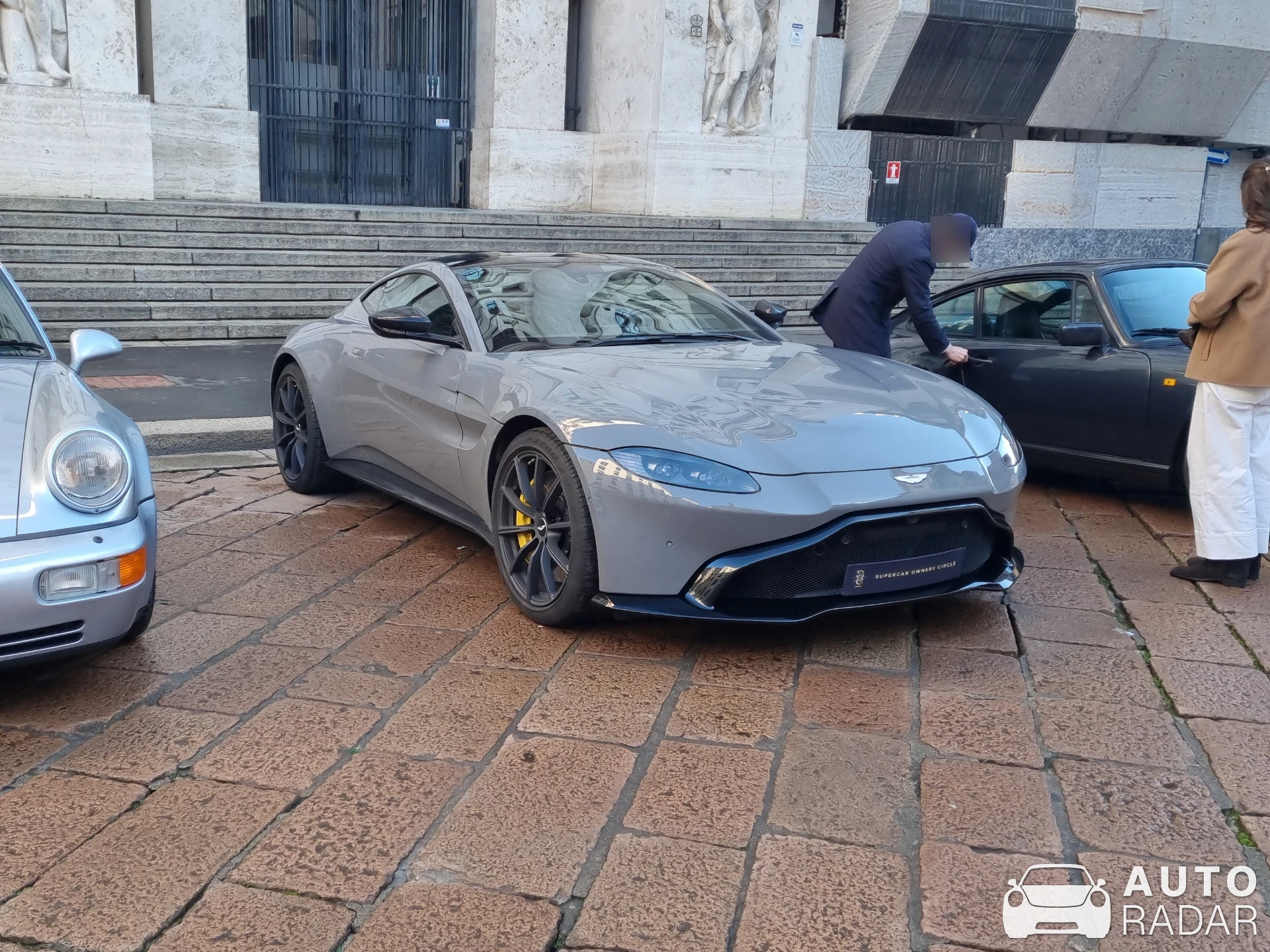 Aston Martin V8 Vantage 2018 spotted in Milano