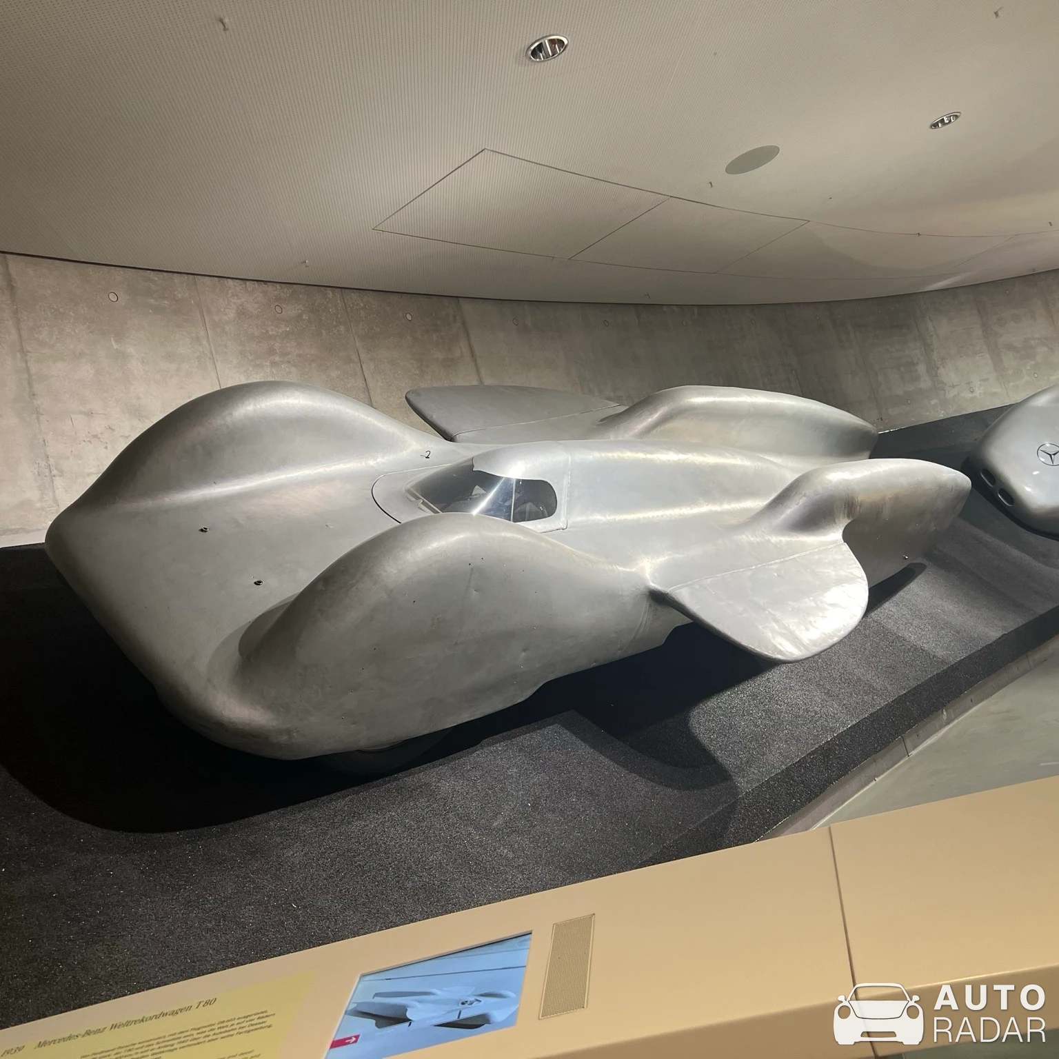 Mercedes-Benz T80 spotted in Stuttgart