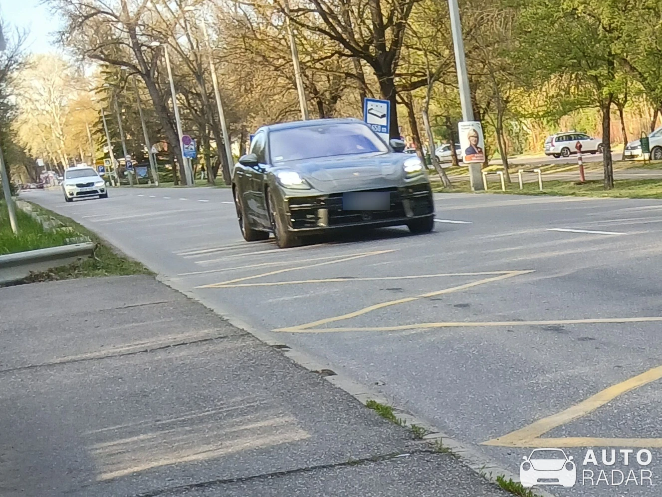 Porsche 971 Panamera Turbo spotted in Nyíregyháza