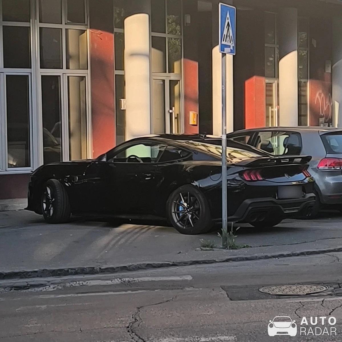 Ford Mustang Dark Horse spotted in Belgrade
