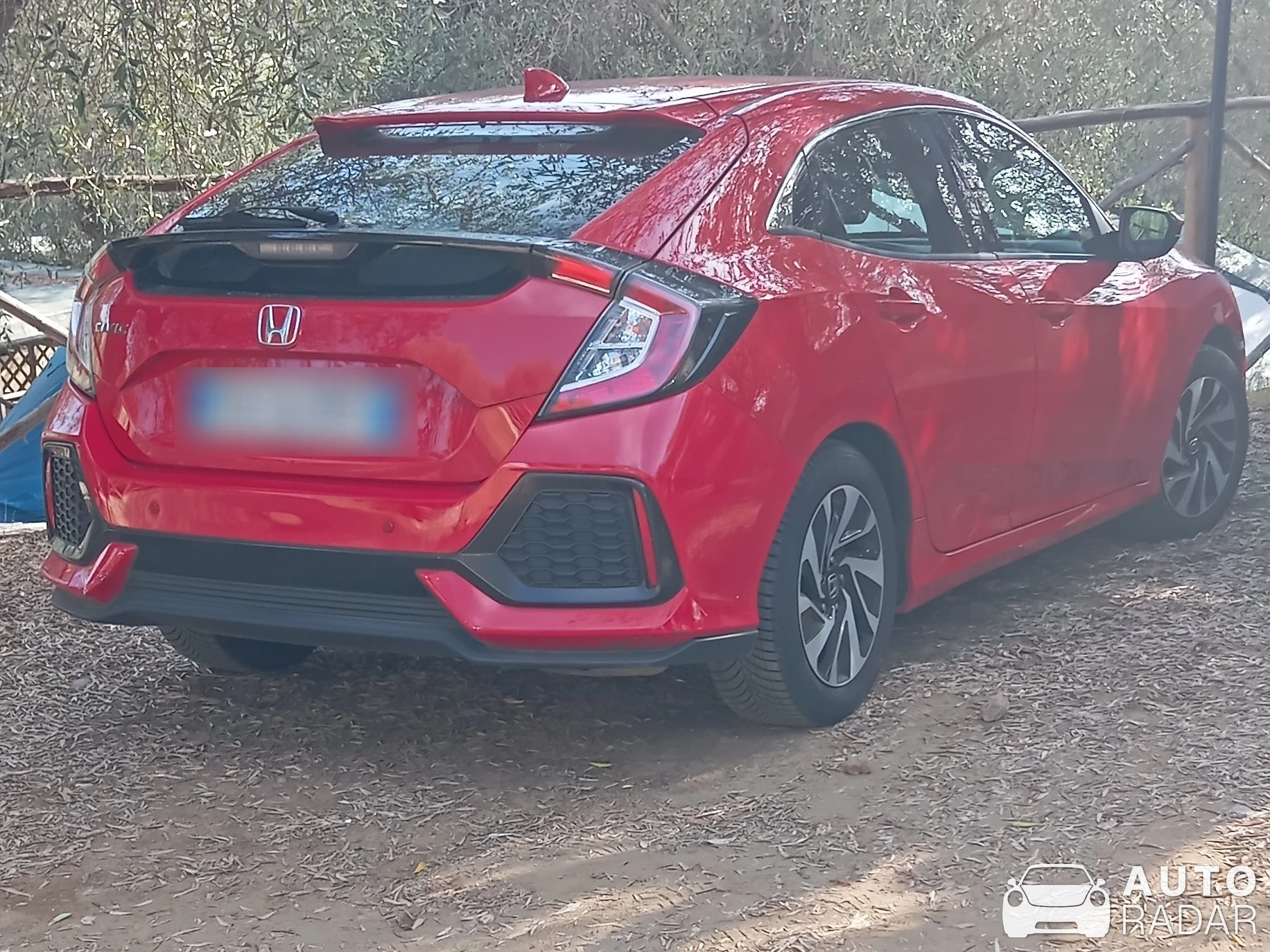 Honda Civic Sedan 2017 spotted in Orbetello