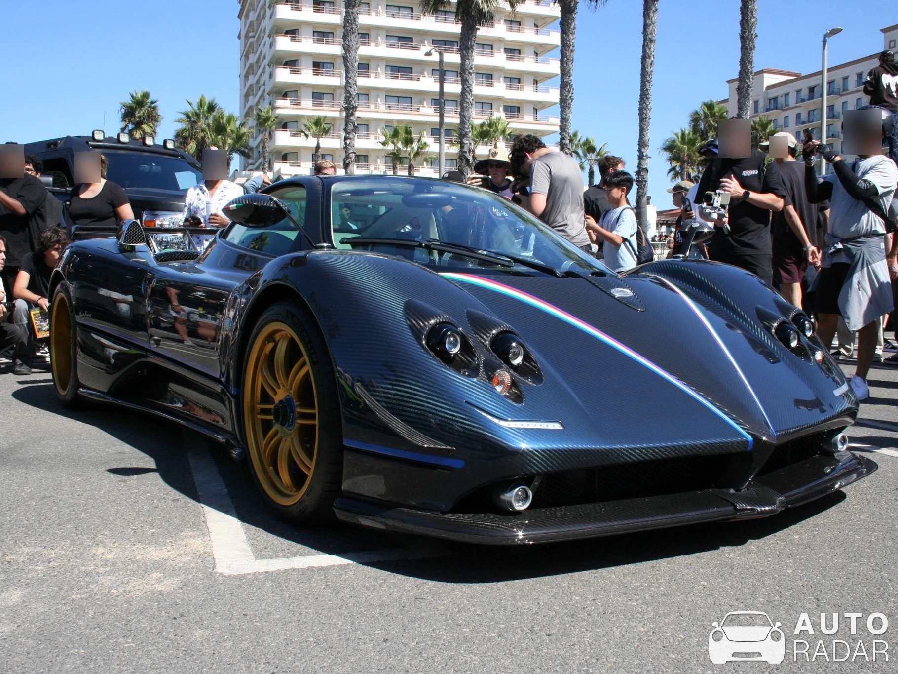 Pagani Zonda Tricolore spotted in Huntington Beach, United States