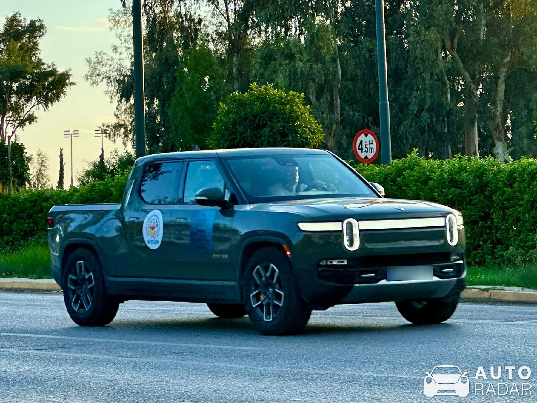 Rivian R1T spotted in Voula