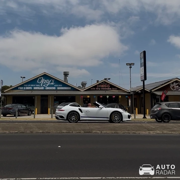 Porsche 991 Turbo S Cabriolet MkII spotted in Leopold, Australia