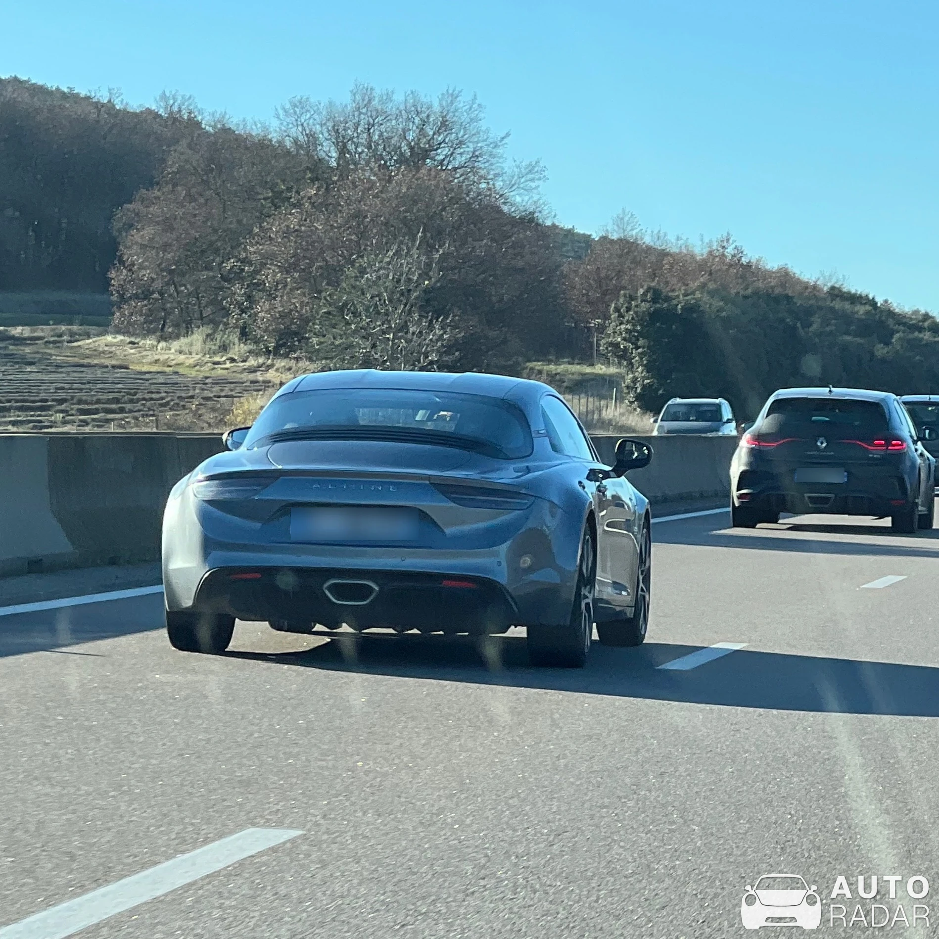 Alpine A110 S spotted in Sauzet, France