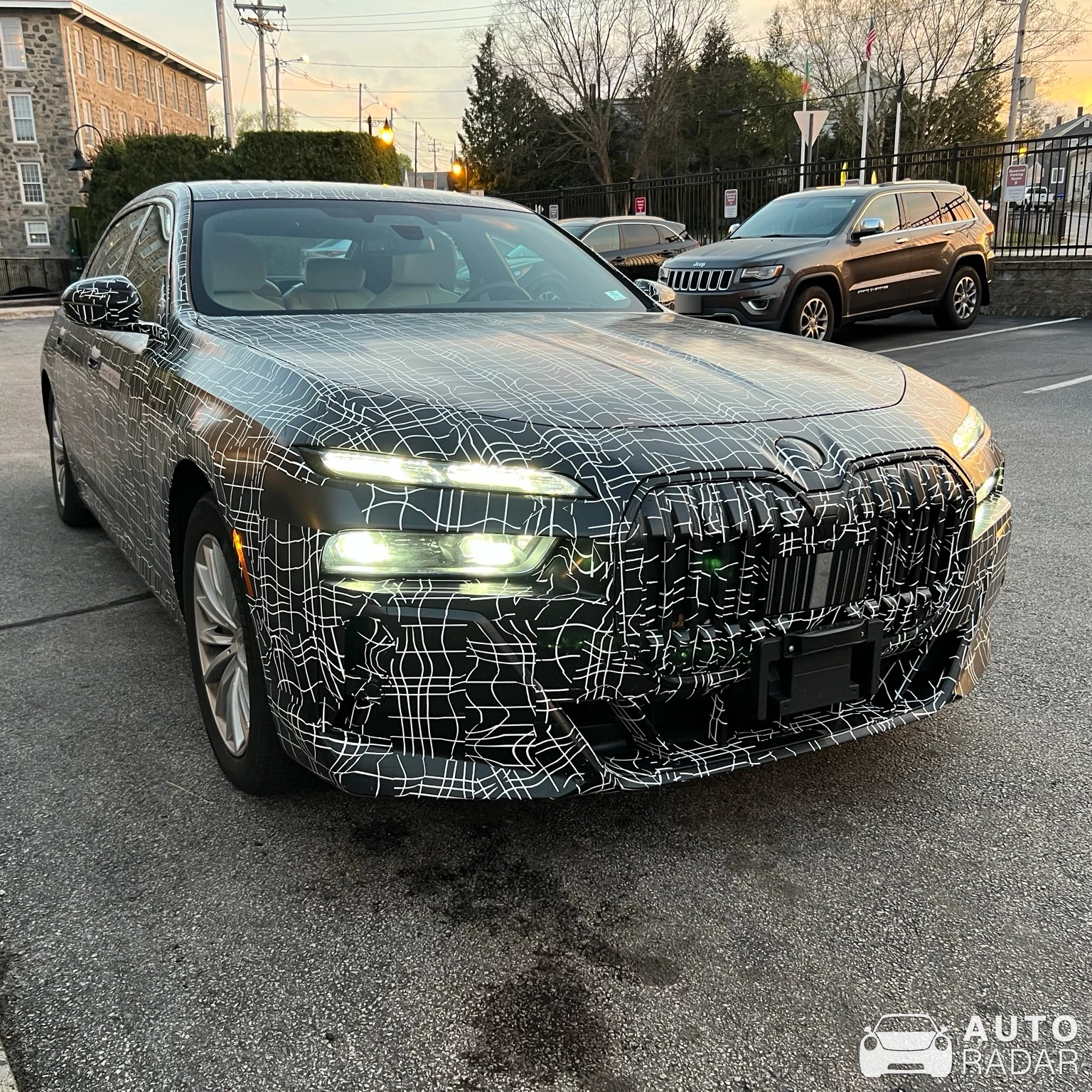 BMW 7 Series G70 spotted in Newport