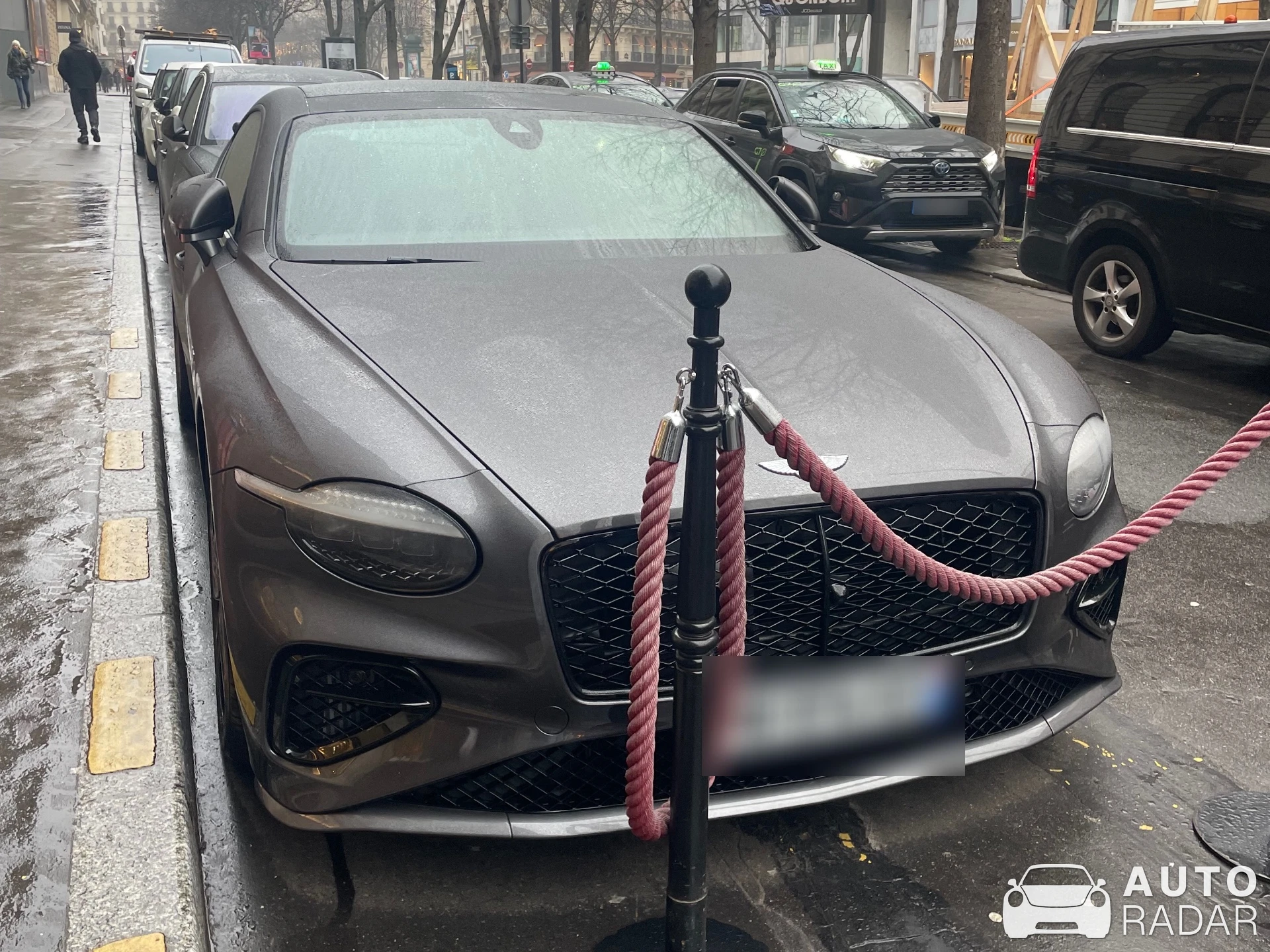 Bentley Continental GT spotted in Paris, France