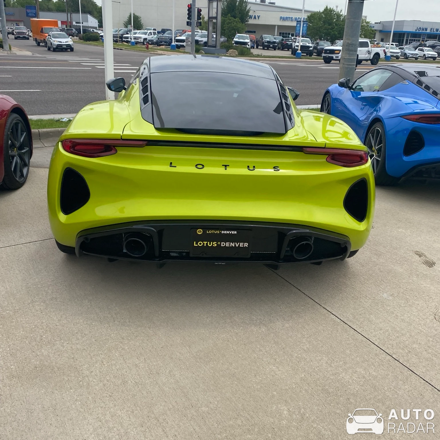 Lotus Emira V6 Chapman Edition spotted in Englewood, United States