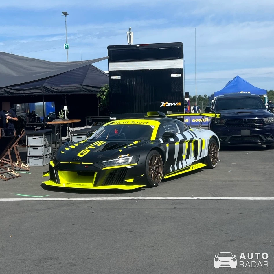 Audi R8 LMS GT2 spotted in Nürburg