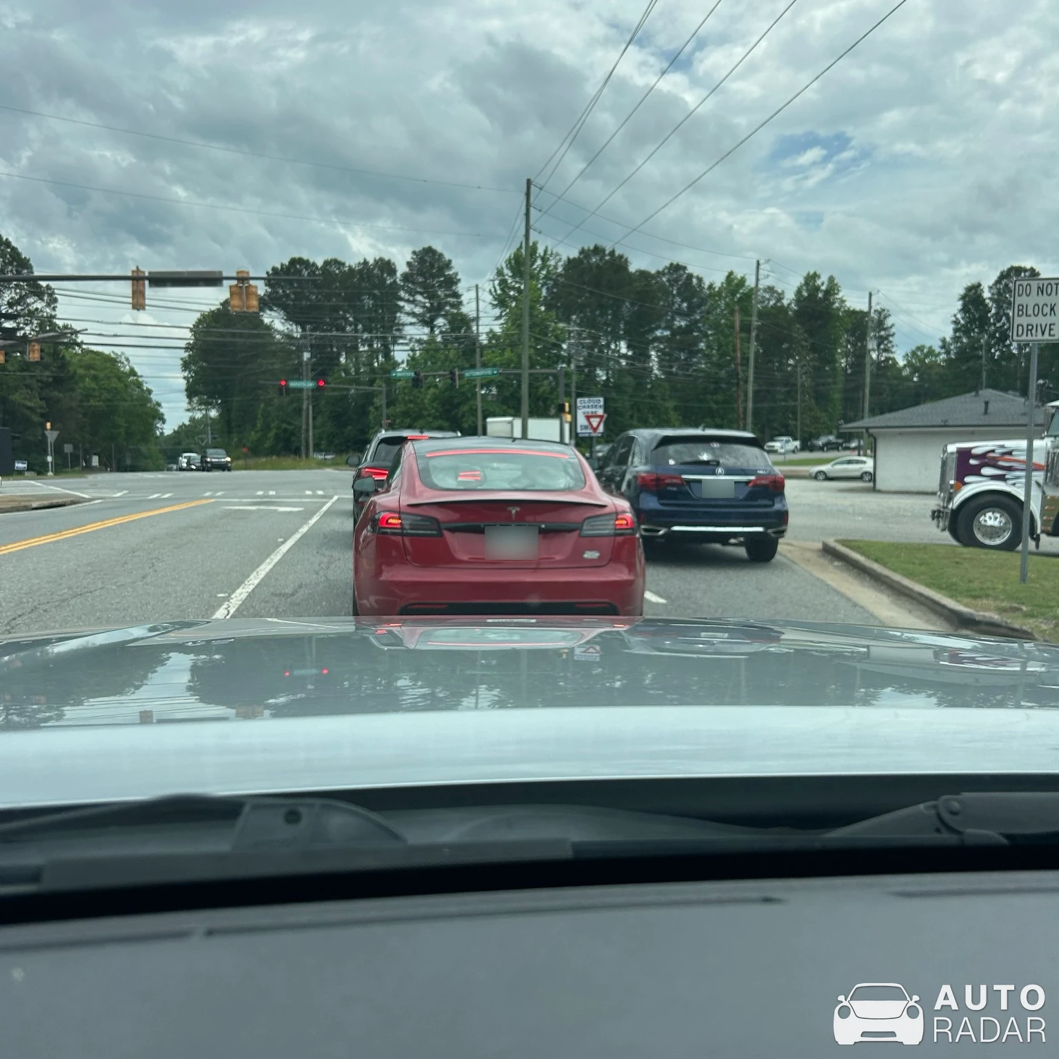 Tesla Model S spotted in Canton