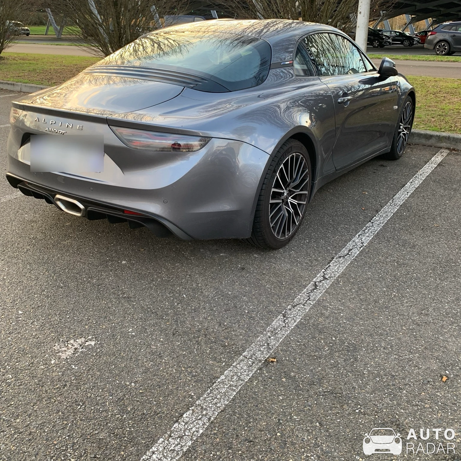 Alpine A110 spotted in Saint-Pierre-du-Mont, Franţa
