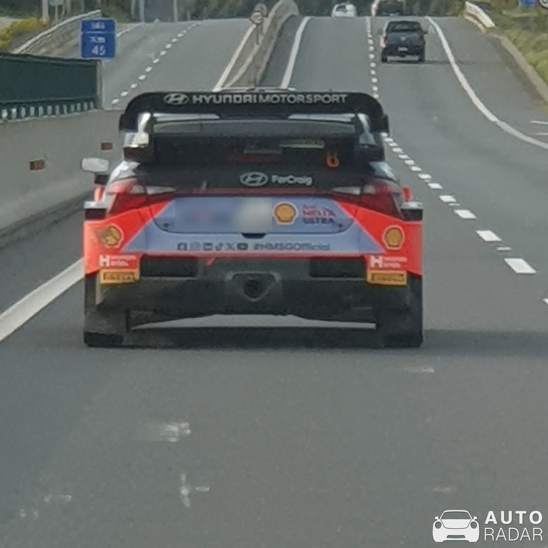 Hyundai i20 N WRC spotted in Concepcion, Chile