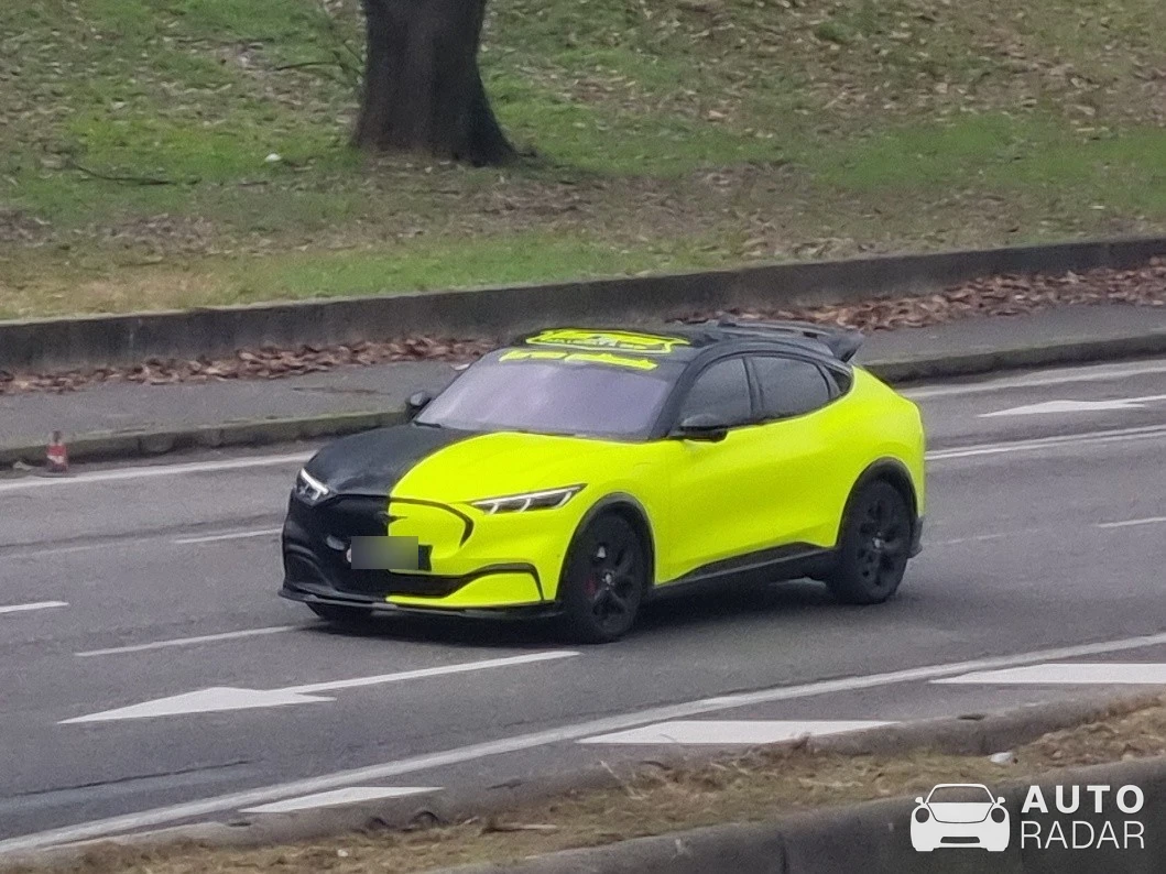 Ford Mustang Mach-E GT spotted in Milano, Italy